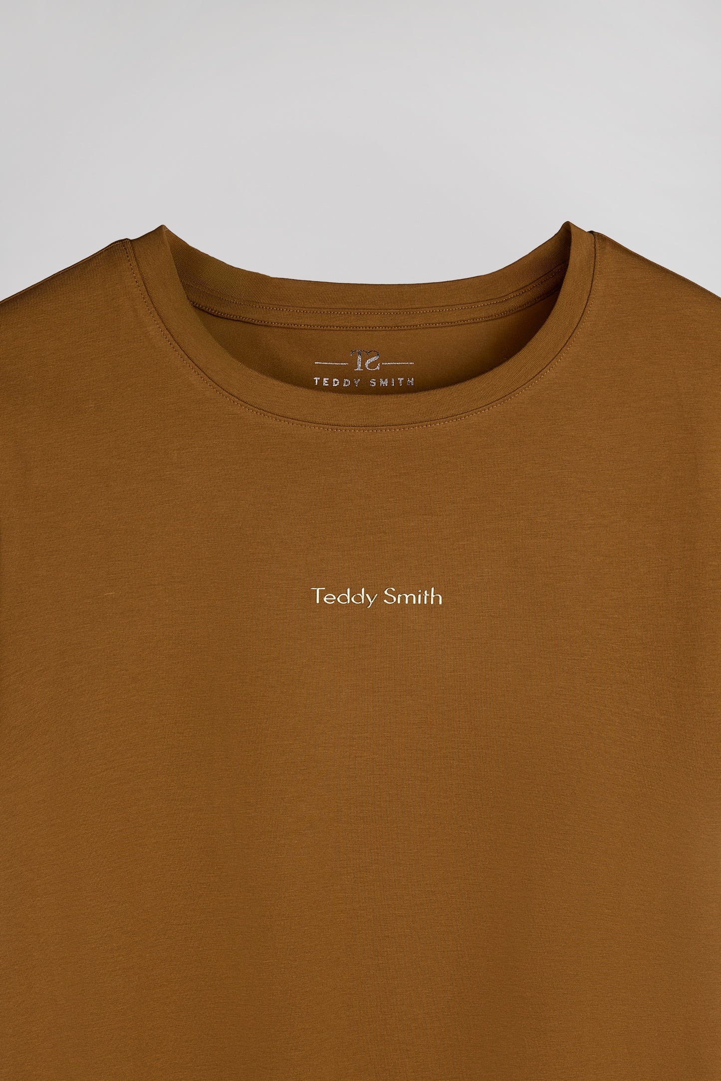 T-shirt col rond T-RIBELLE MC CARAMEL