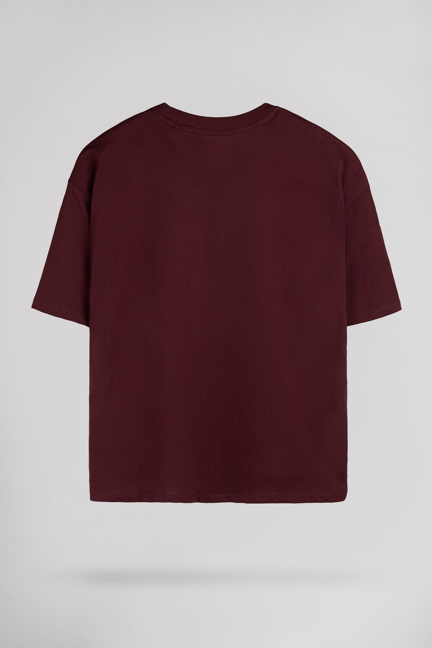 T-shirt court large T-CARLA MC BORDEAUX FONCE
