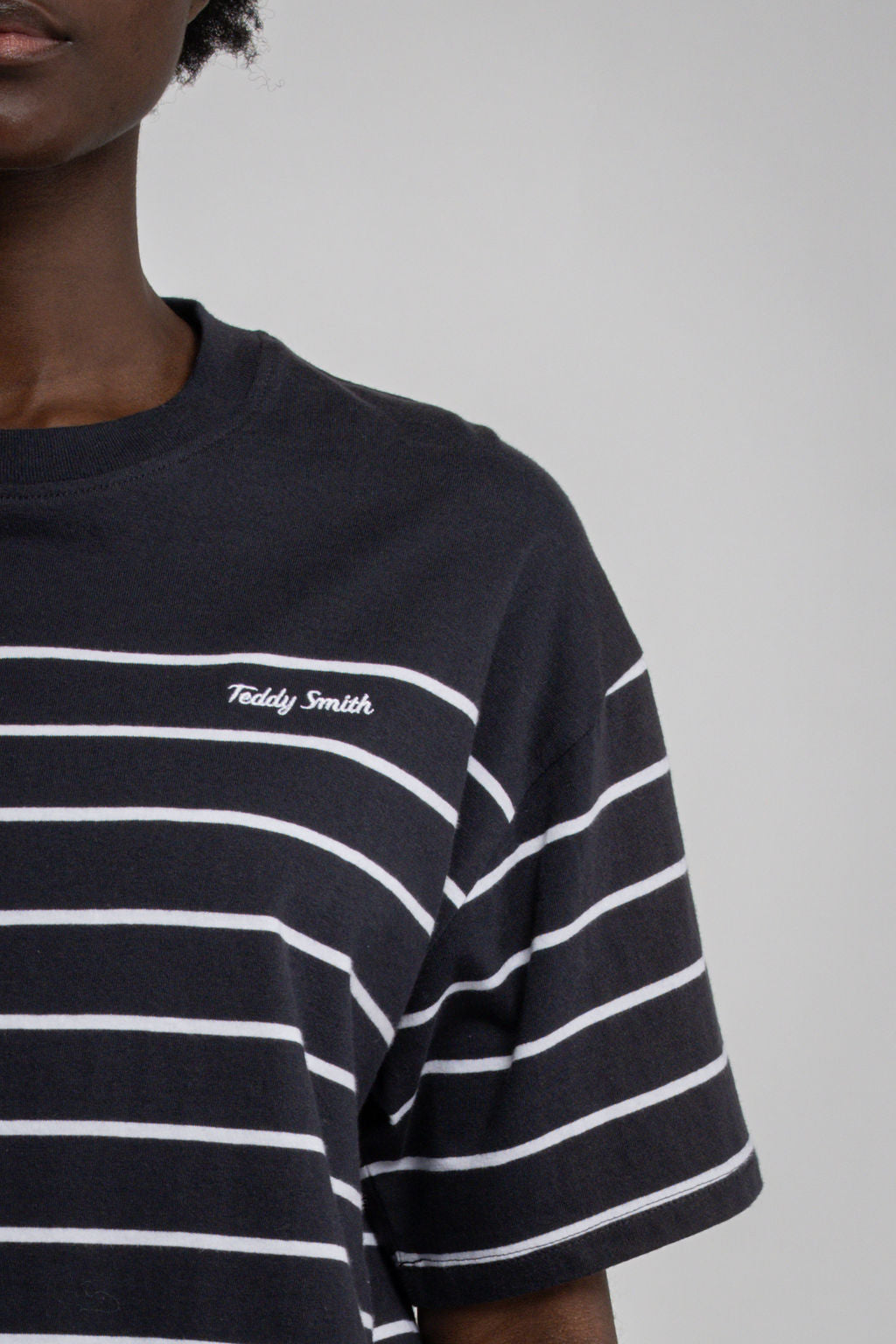 T-shirt rayé T-CARLA STRIPES DARK NAVY STRIPES