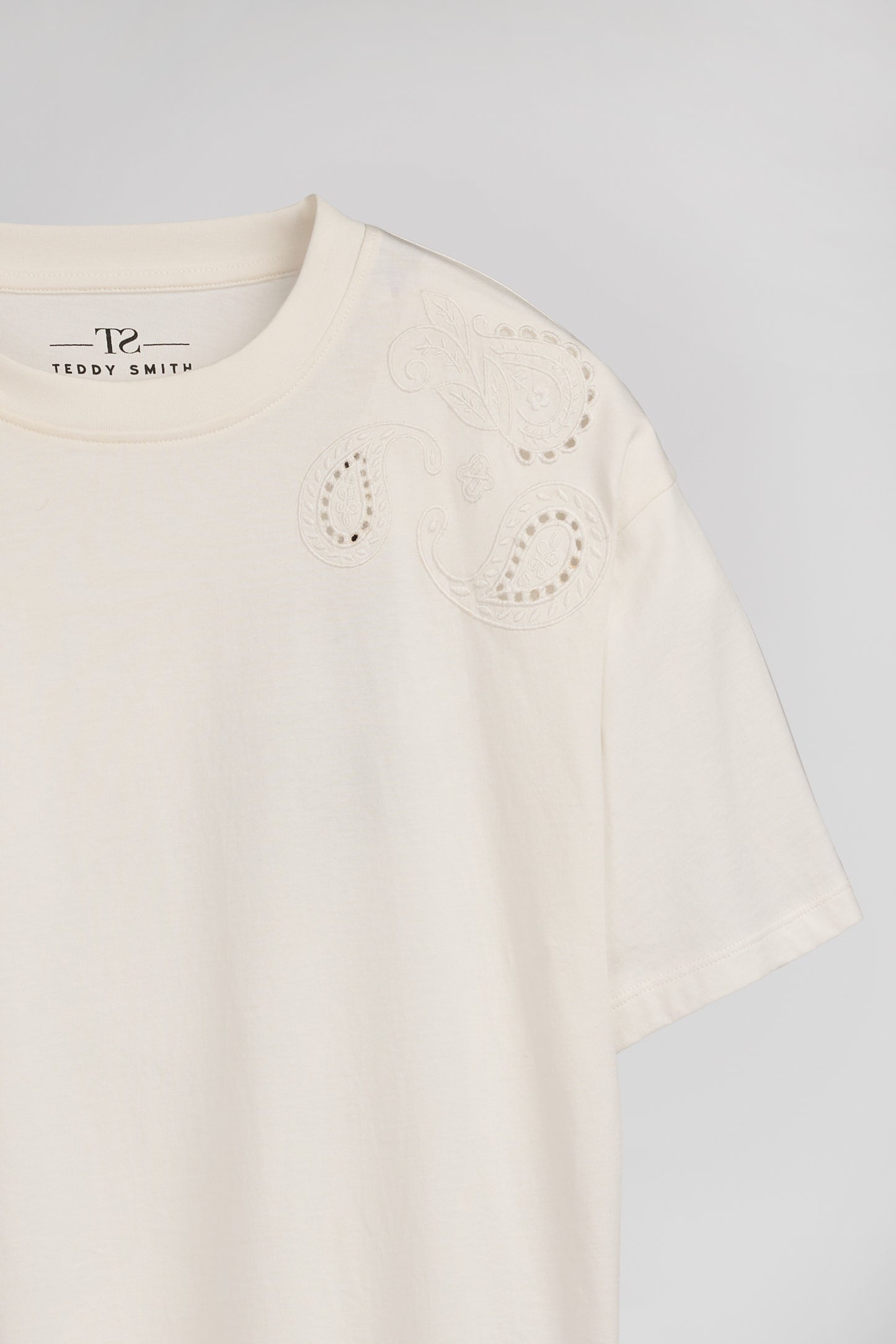 T-shirt oversize T-LYANA MC MIDDLE WHITE