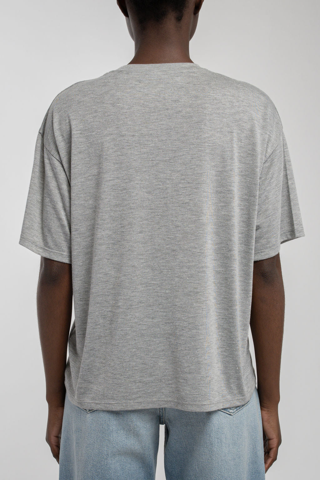 T-shirt T-LOUANE MC GRIS CHINE