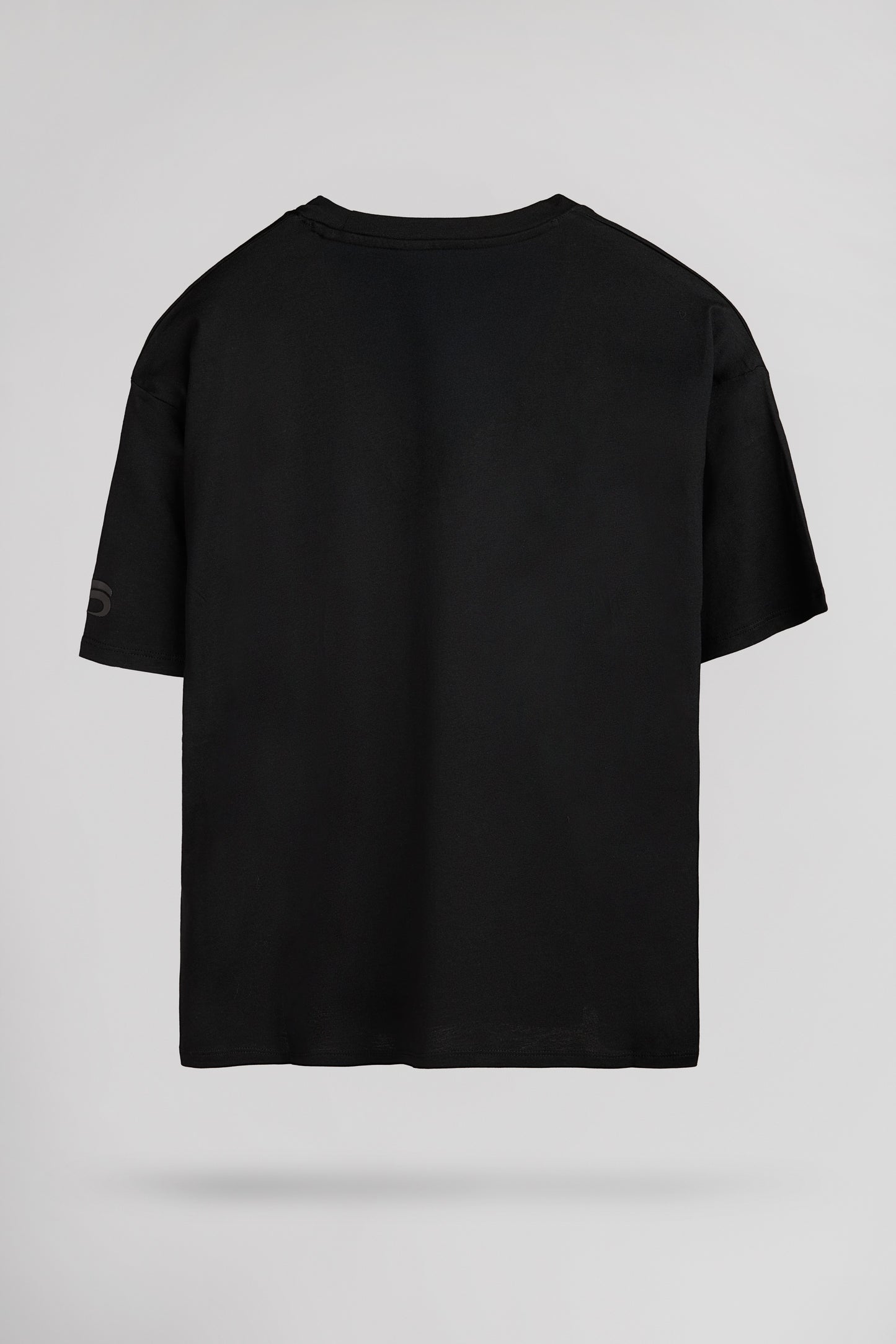 T-shirt col V T-PERLE MC NOIR