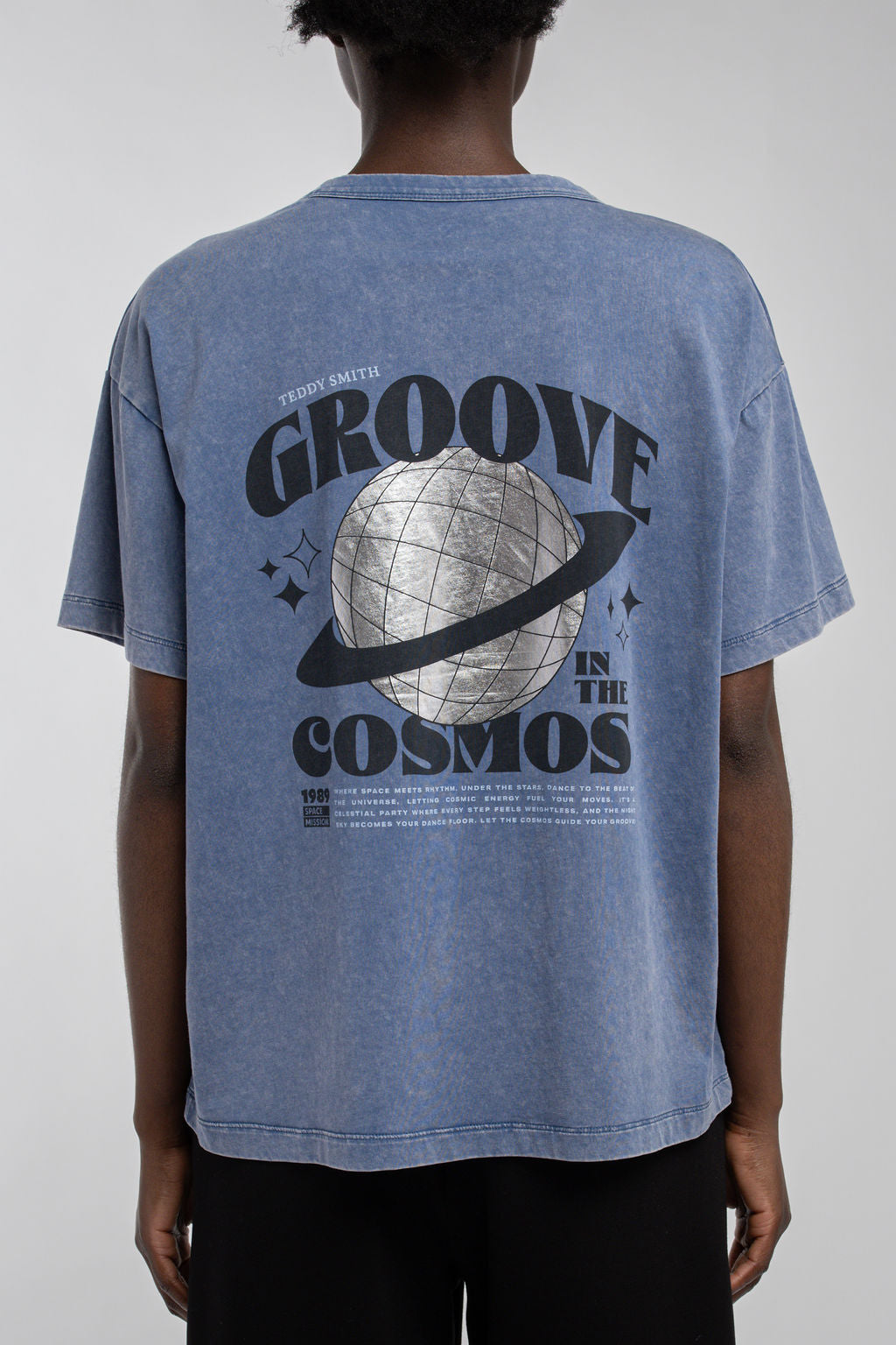 T-shirt T-ZOE MC FADED INDIGO