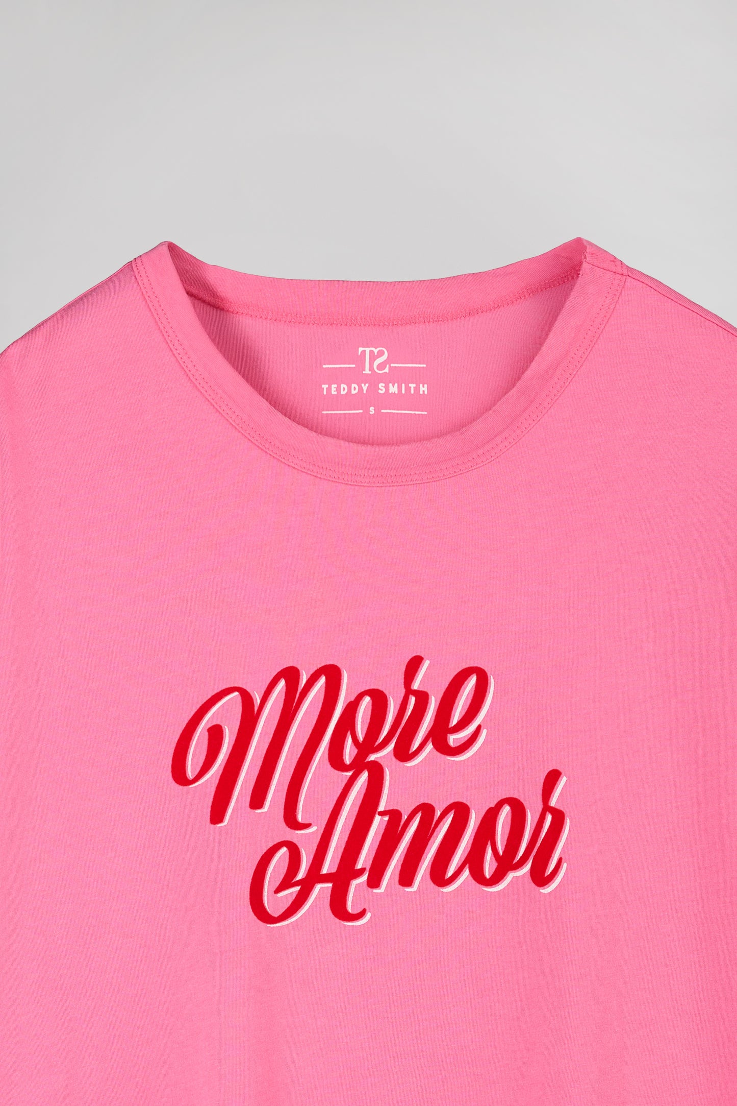 T-shirt oversize T-ROSE MC BUBBLE PINK