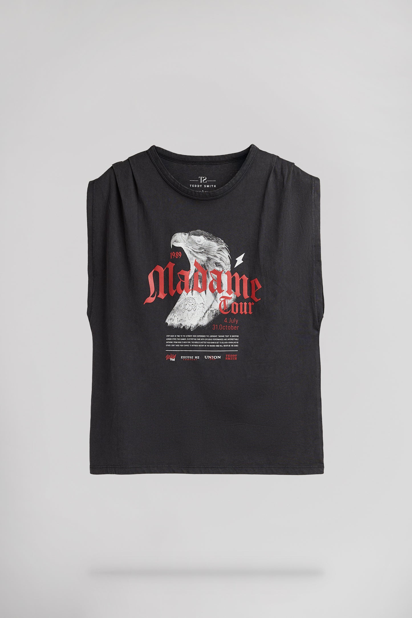 T-shirt col rond T-AIMY MC NOIR