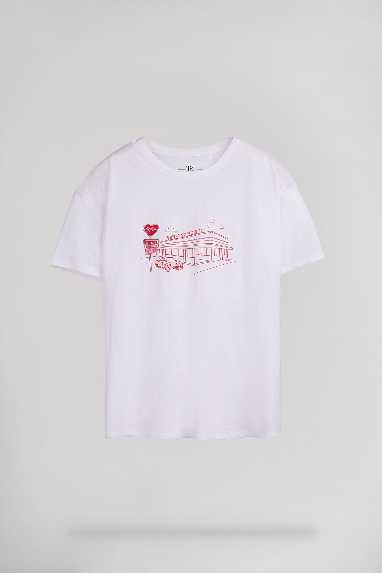 T-shirt oversize T-LEY MC BLANC