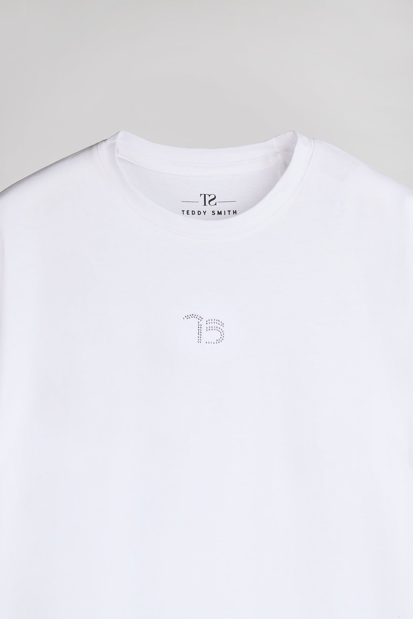 T-shirt strass T-DIANA MC BLANC