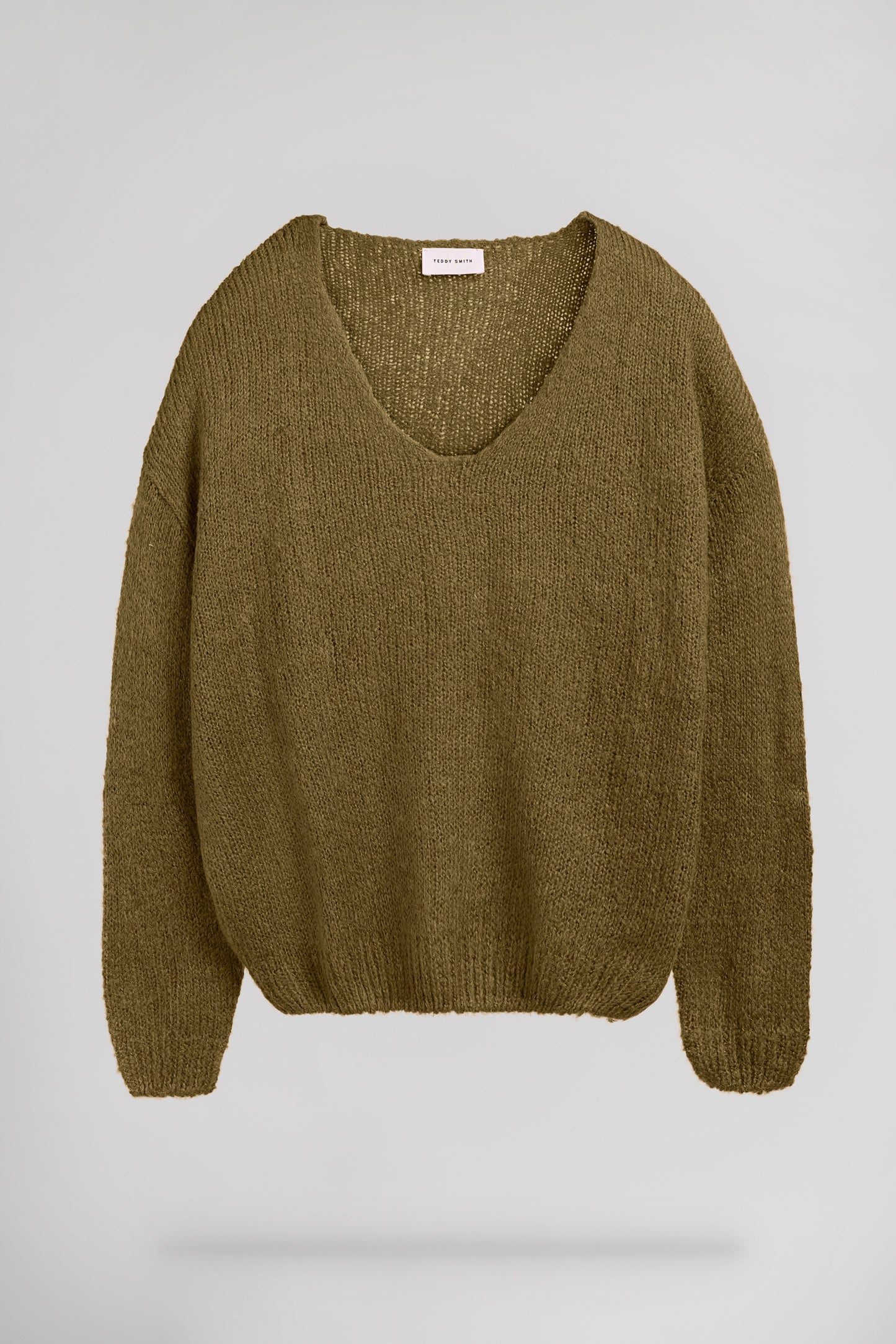 Pull laine col V P-MOLLY OLIVE