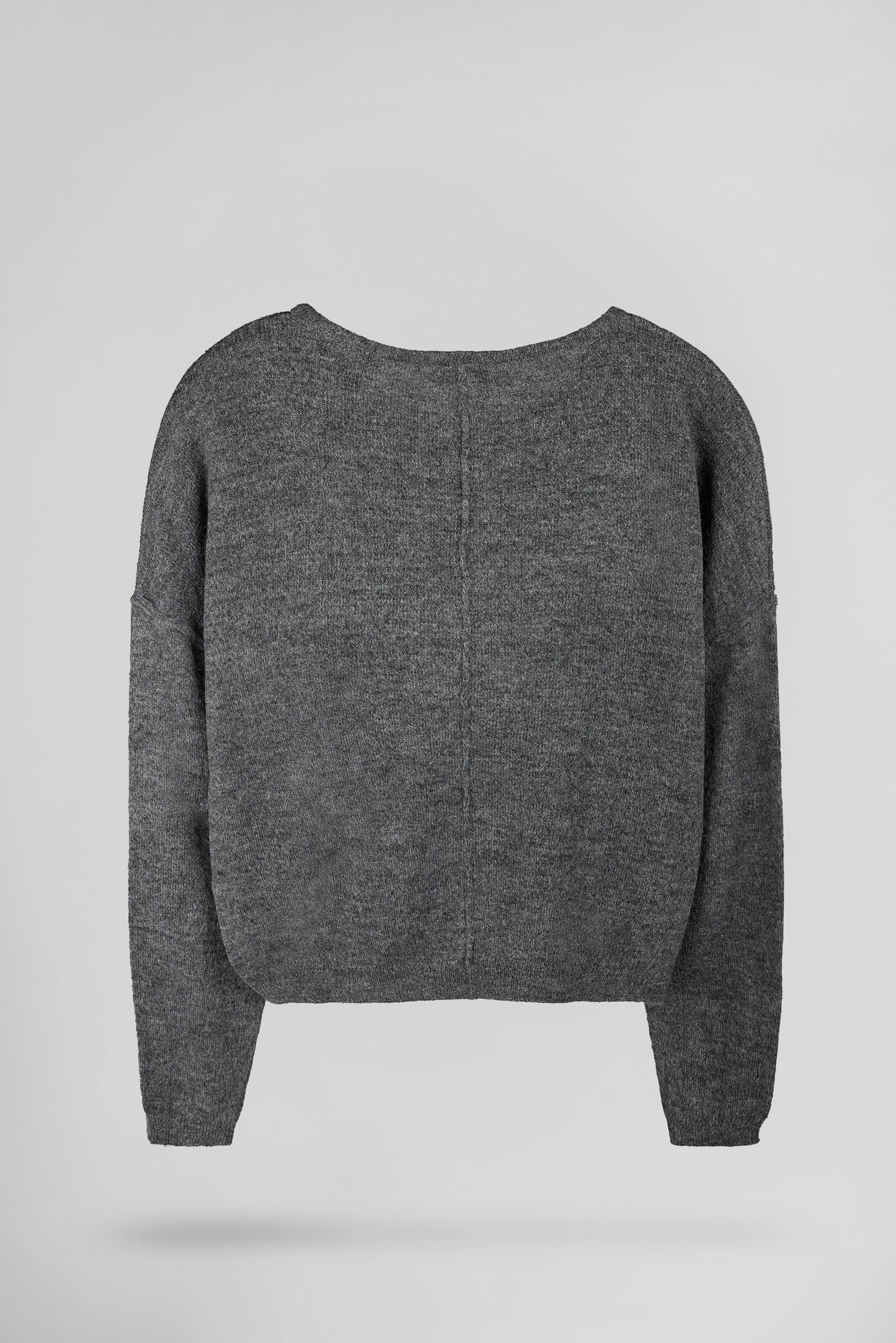 Pull mohair col bateau P-PETILLE ANTHRACITE CHINE