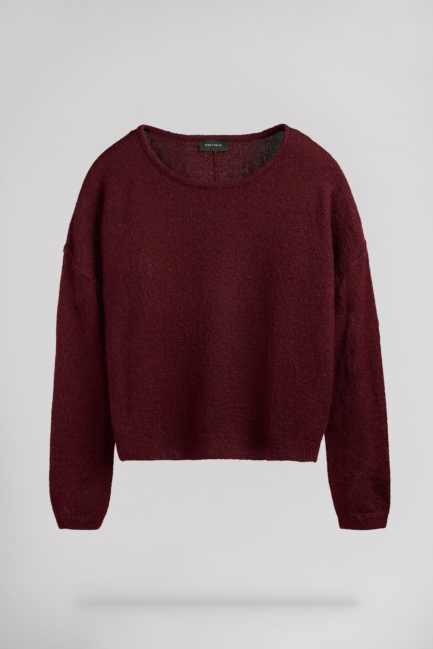 Pull col bateau P-PETILLE BORDEAUX FONCE