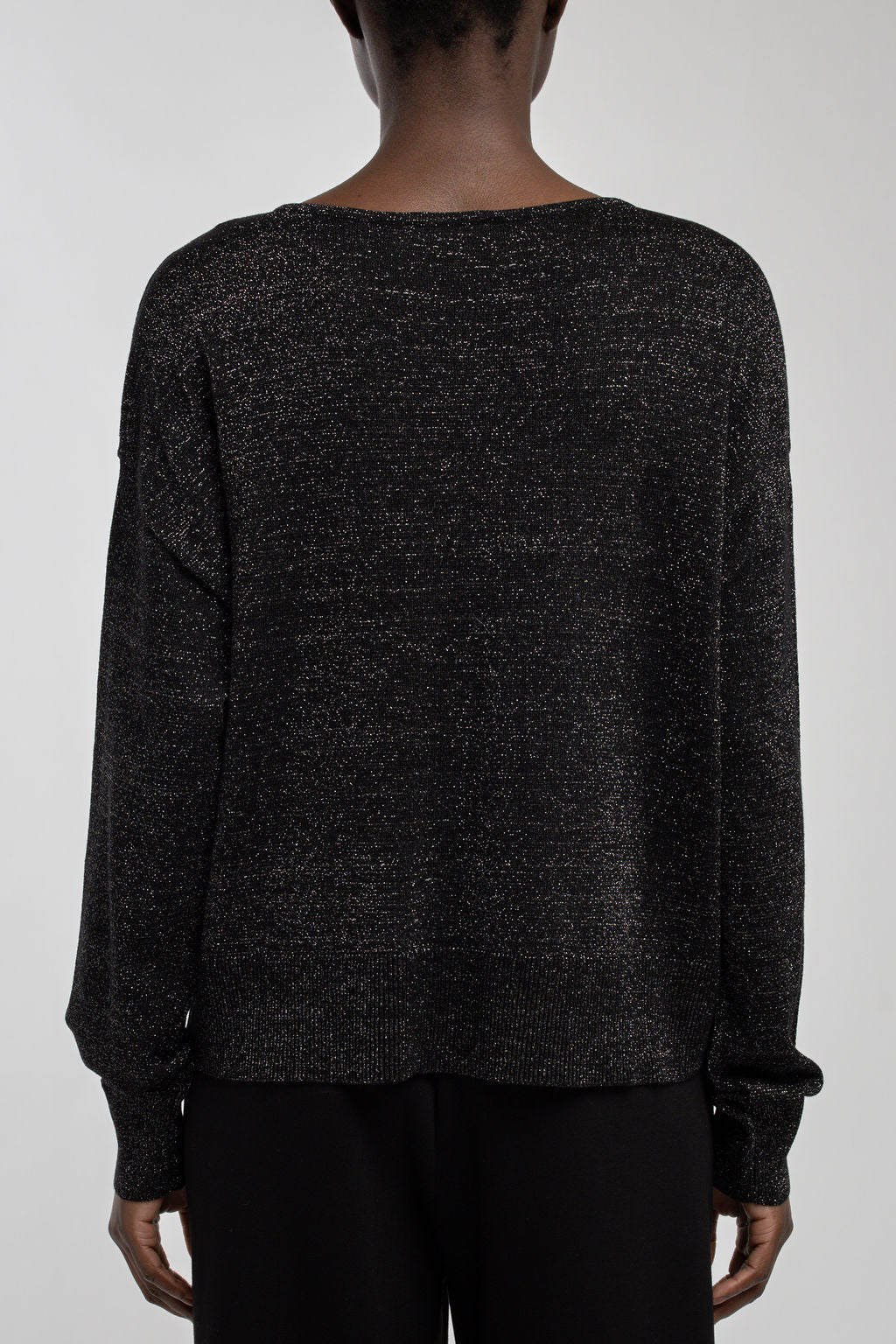 Pull en maille LIZIE NOIR