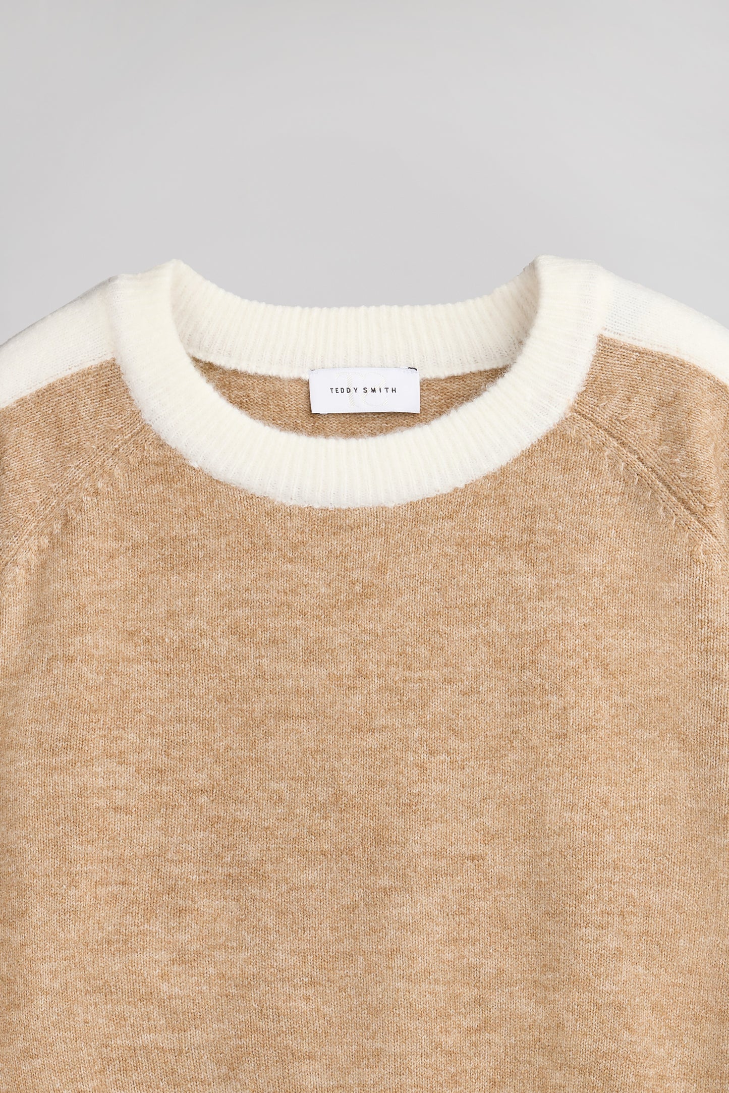 Pull col rond P-NAMI WORKER BEIGE