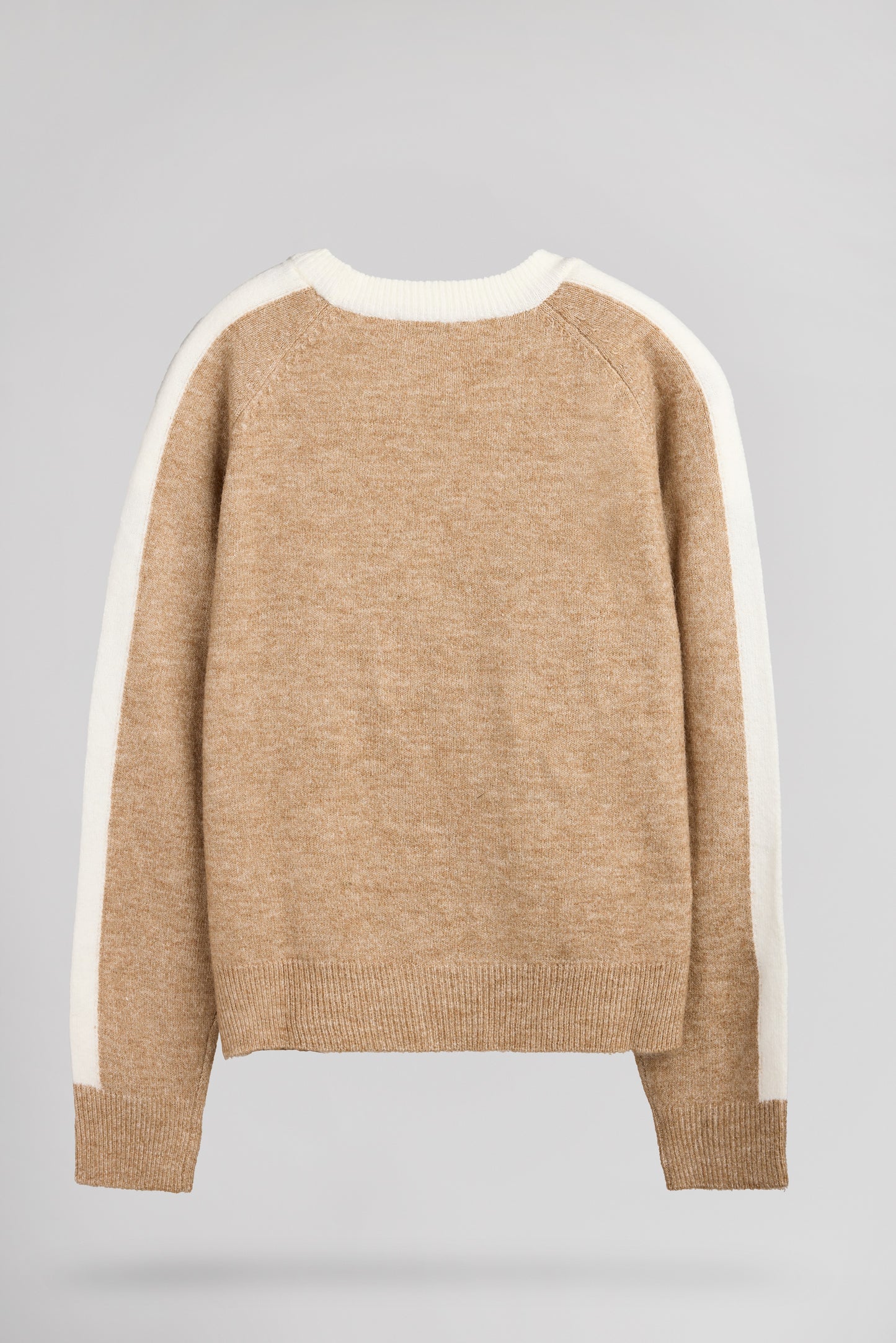 Pull col rond P-NAMI WORKER BEIGE