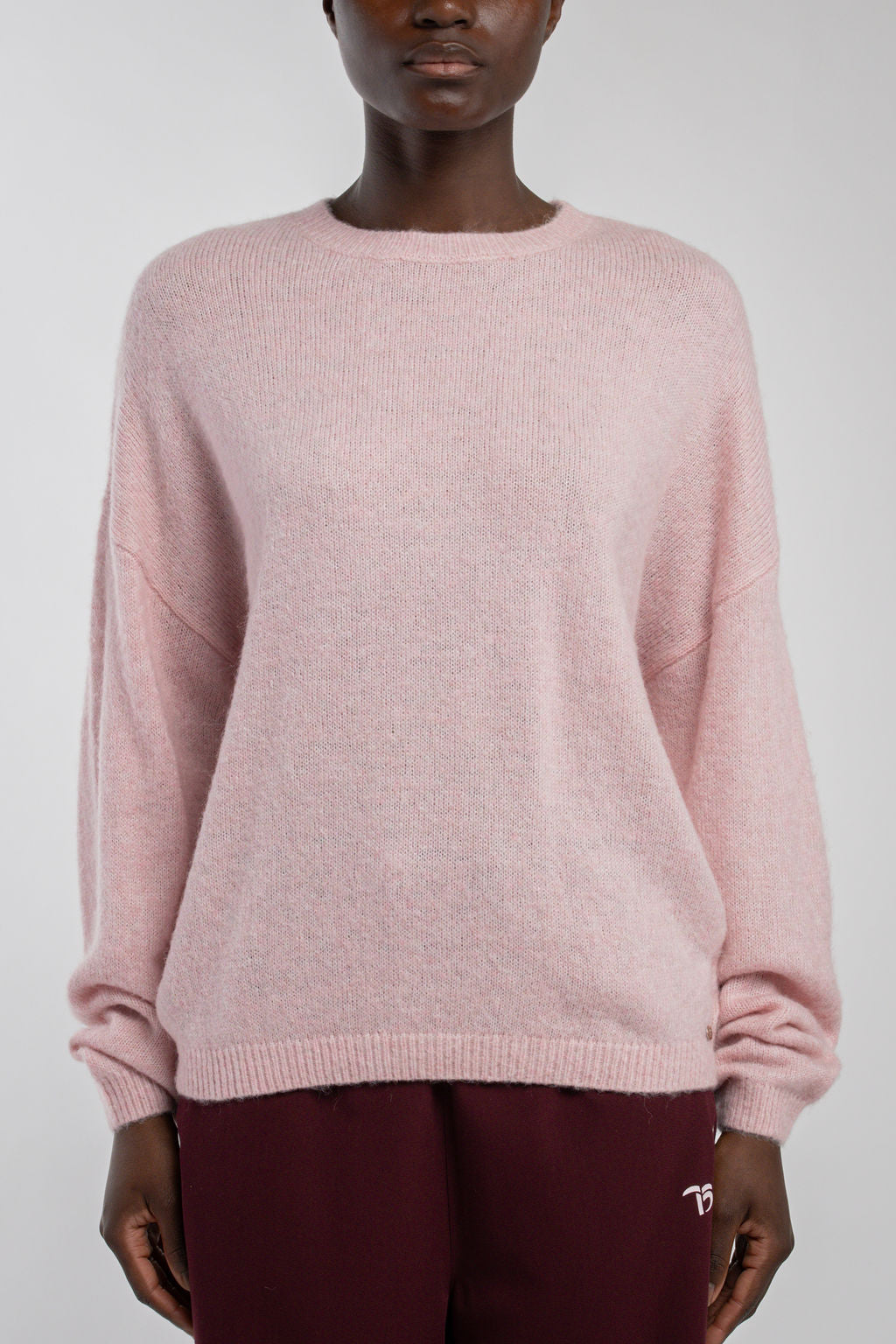 Pull col rond P-KACIE SWEET ROSE