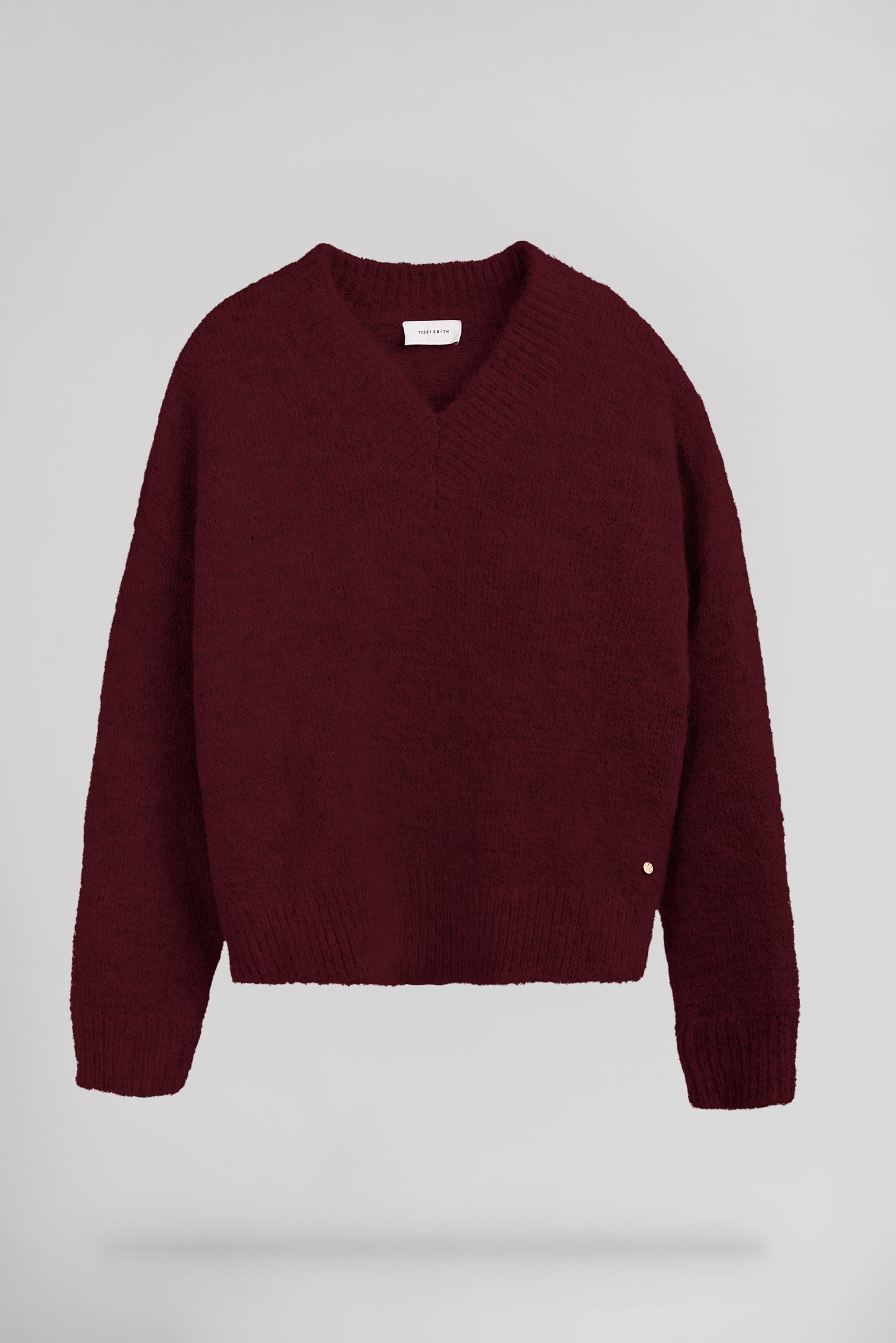 Pull P-KEITH BORDEAUX FONCE