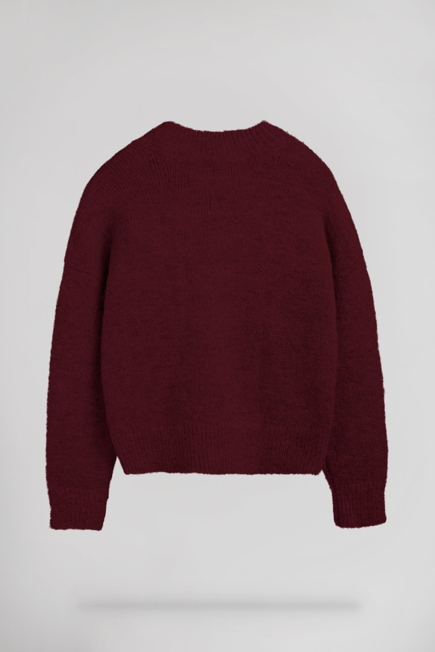 Pull P-KEITH BORDEAUX FONCE