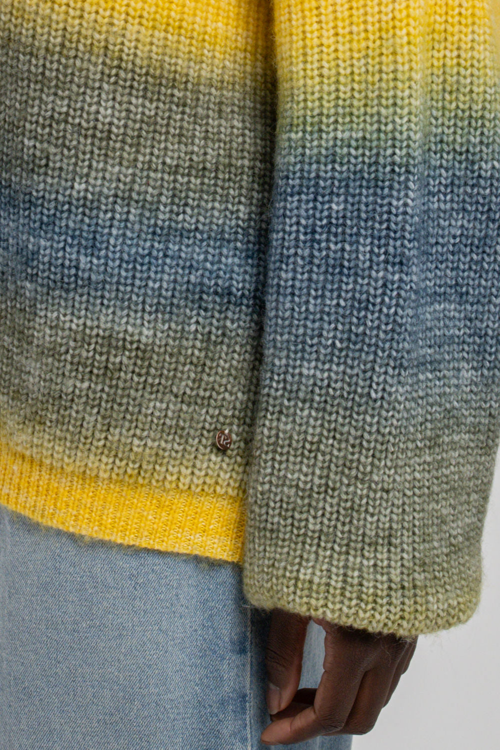 Pull P-STRIPY OLIVE