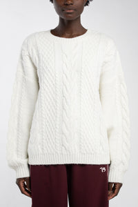 Pull col rond P-NOELIE MIDDLE WHITE