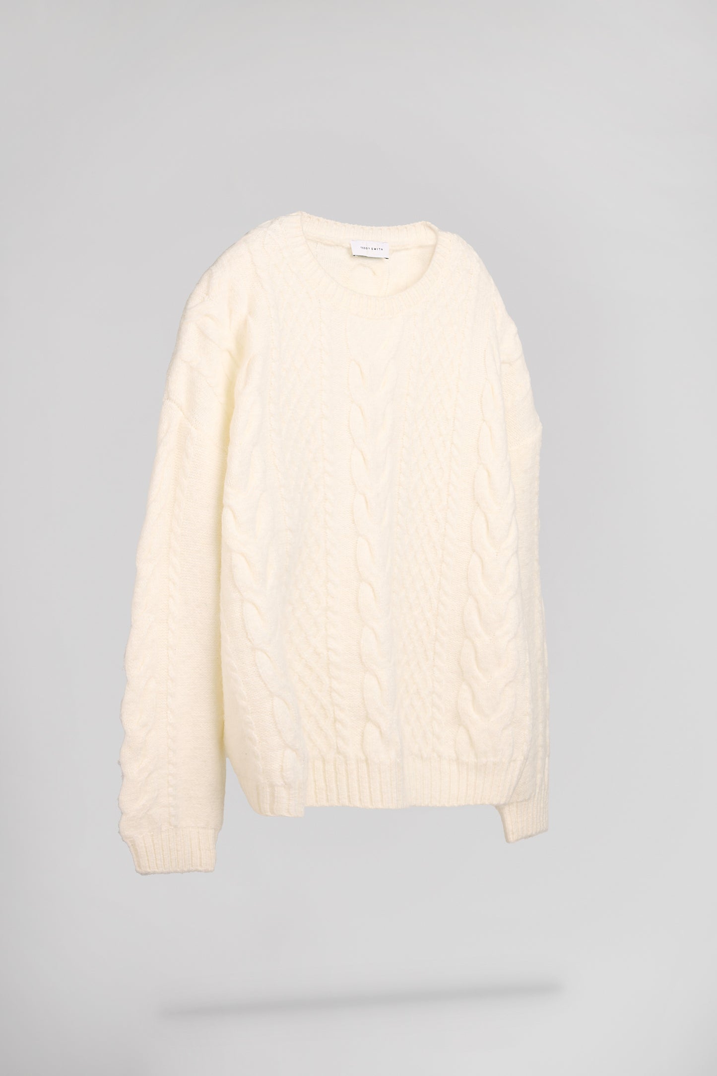Pull col rond P-NOELIE MIDDLE WHITE