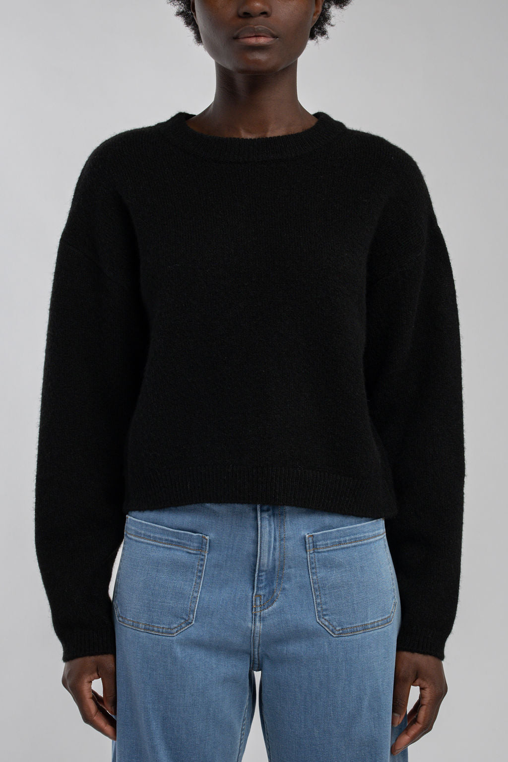 Pull col rond dos nu P-LEANNE NOIR
