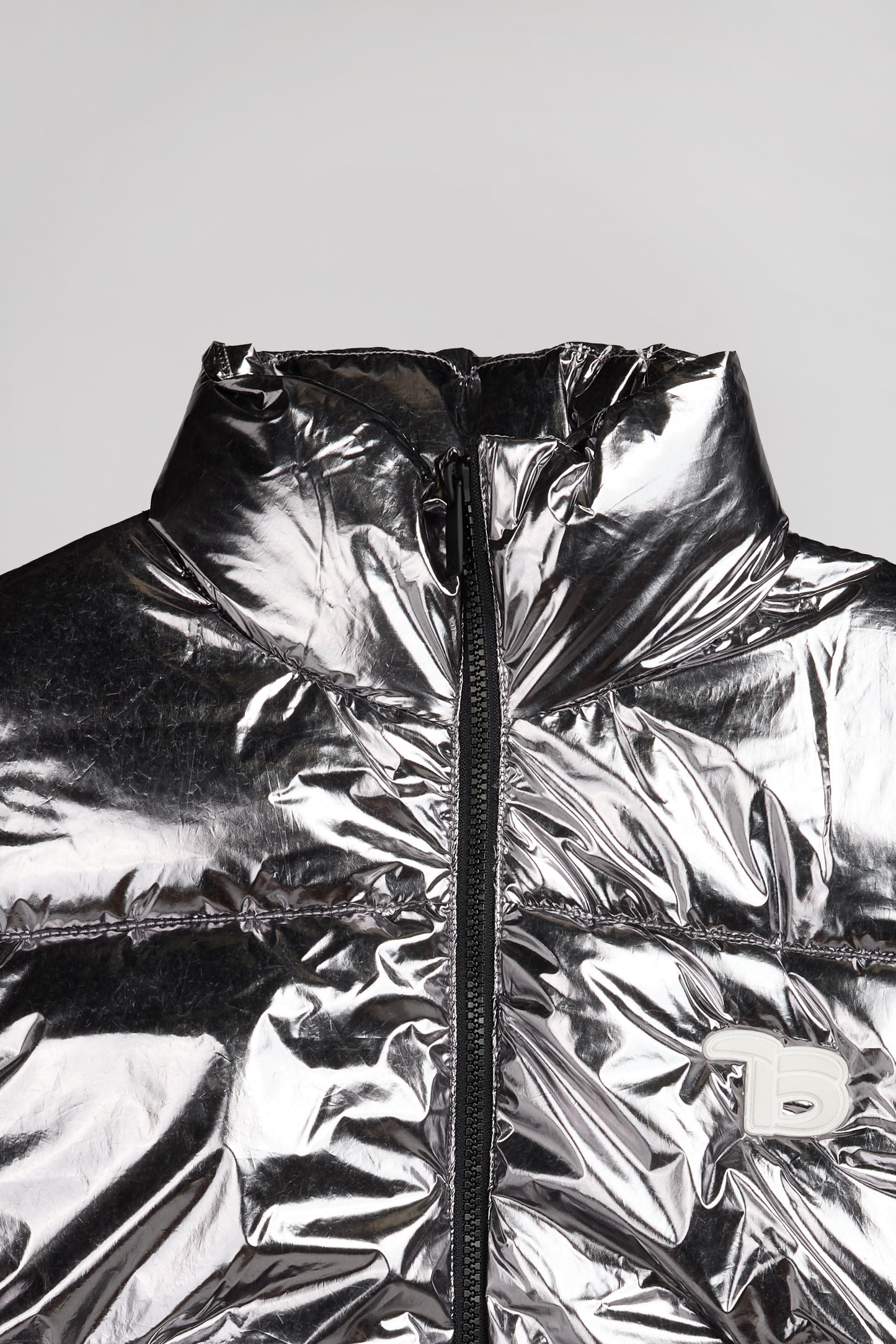 Doudoune courte sans manches B-GIGI SILVER