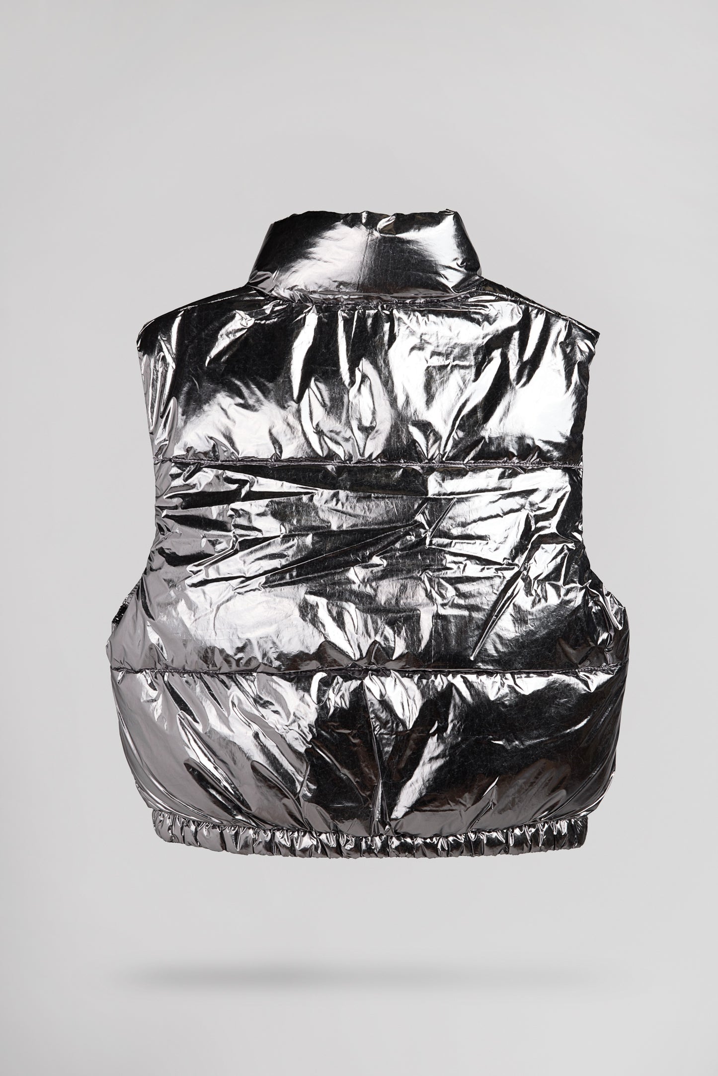 Doudoune courte sans manches B-GIGI SILVER