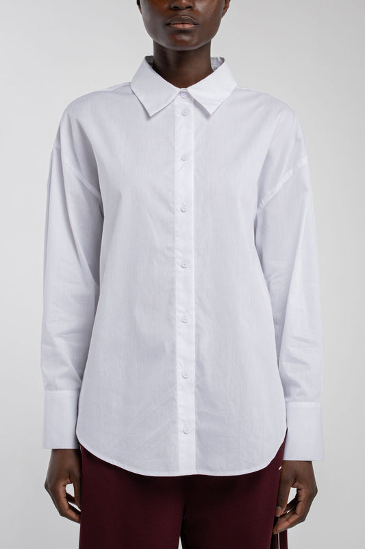Achat Chemise popeline coton C-CHARLINA BLANC 2