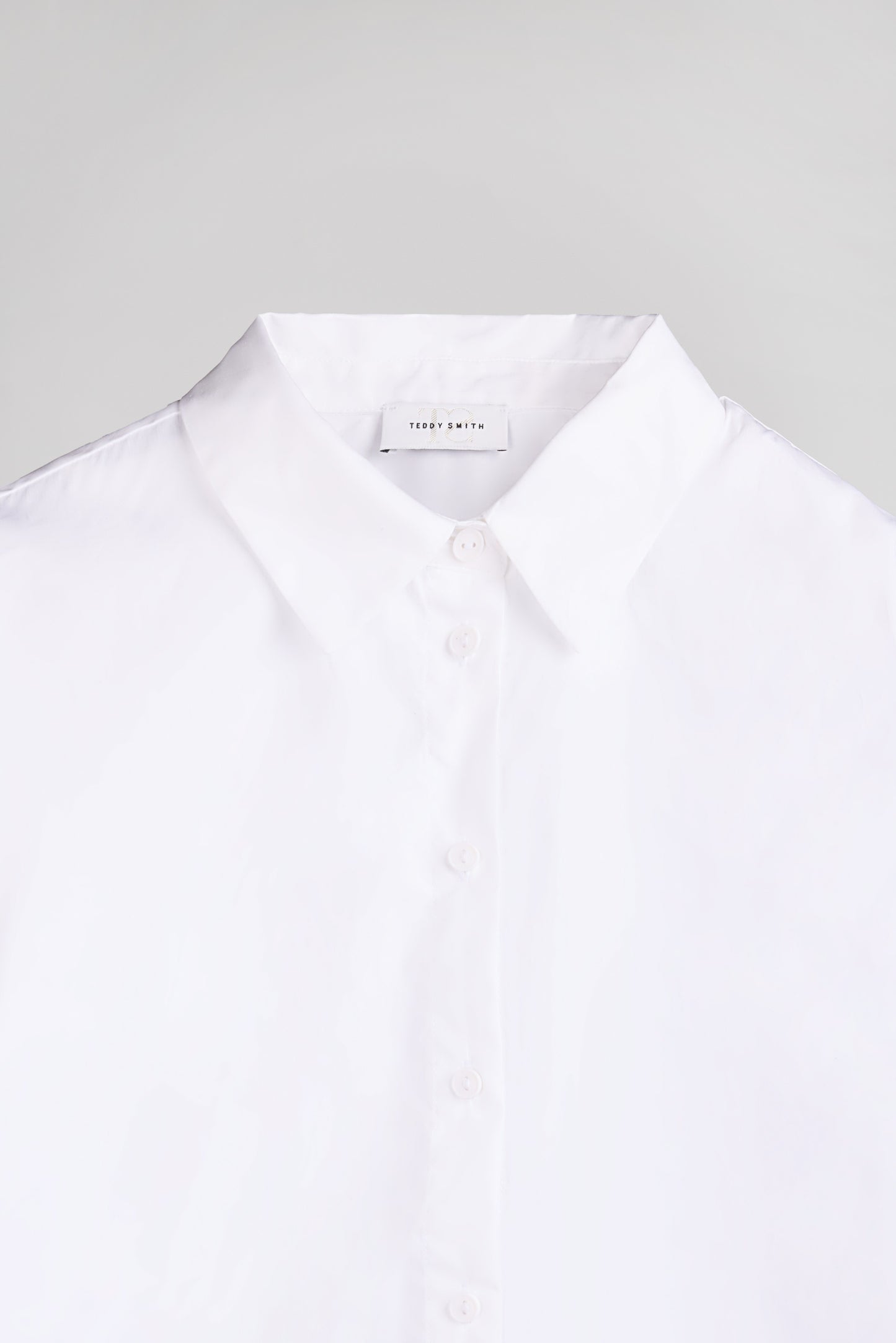 Chemise popeline coton C-CHARLINA BLANC 2