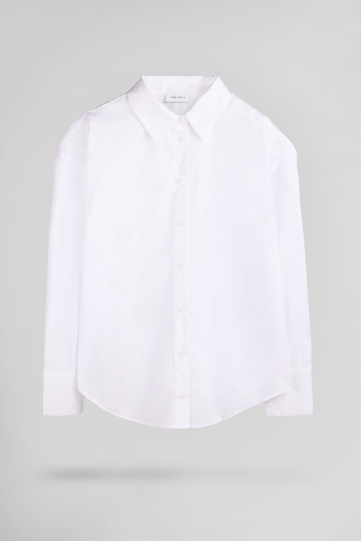 Chemise popeline coton C-CHARLINA BLANC 2