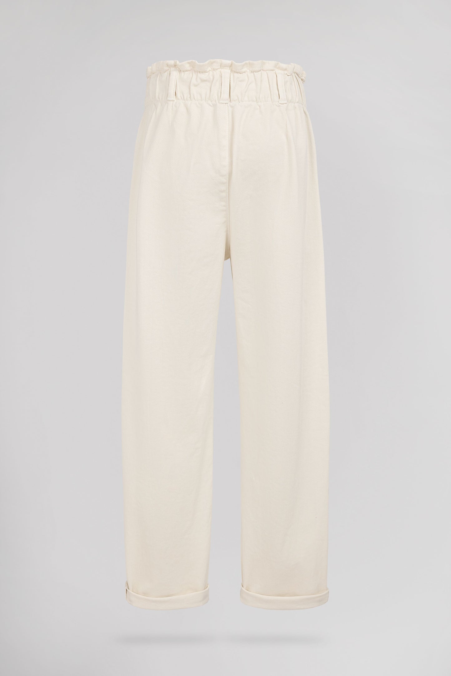 Pantalon P-PAPERBAG JR MIDDLE WHITE