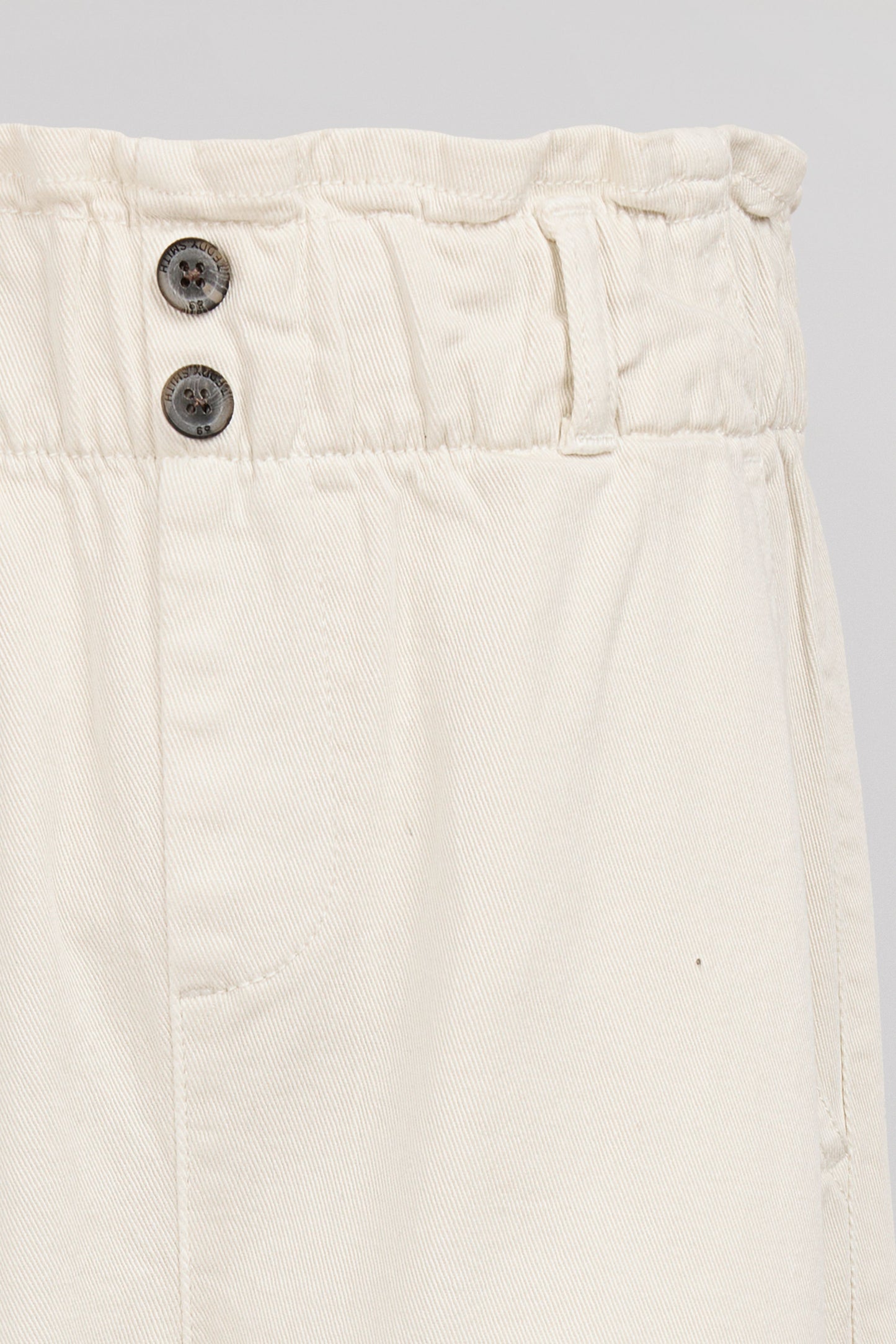 Pantalon P-PAPERBAG JR MIDDLE WHITE