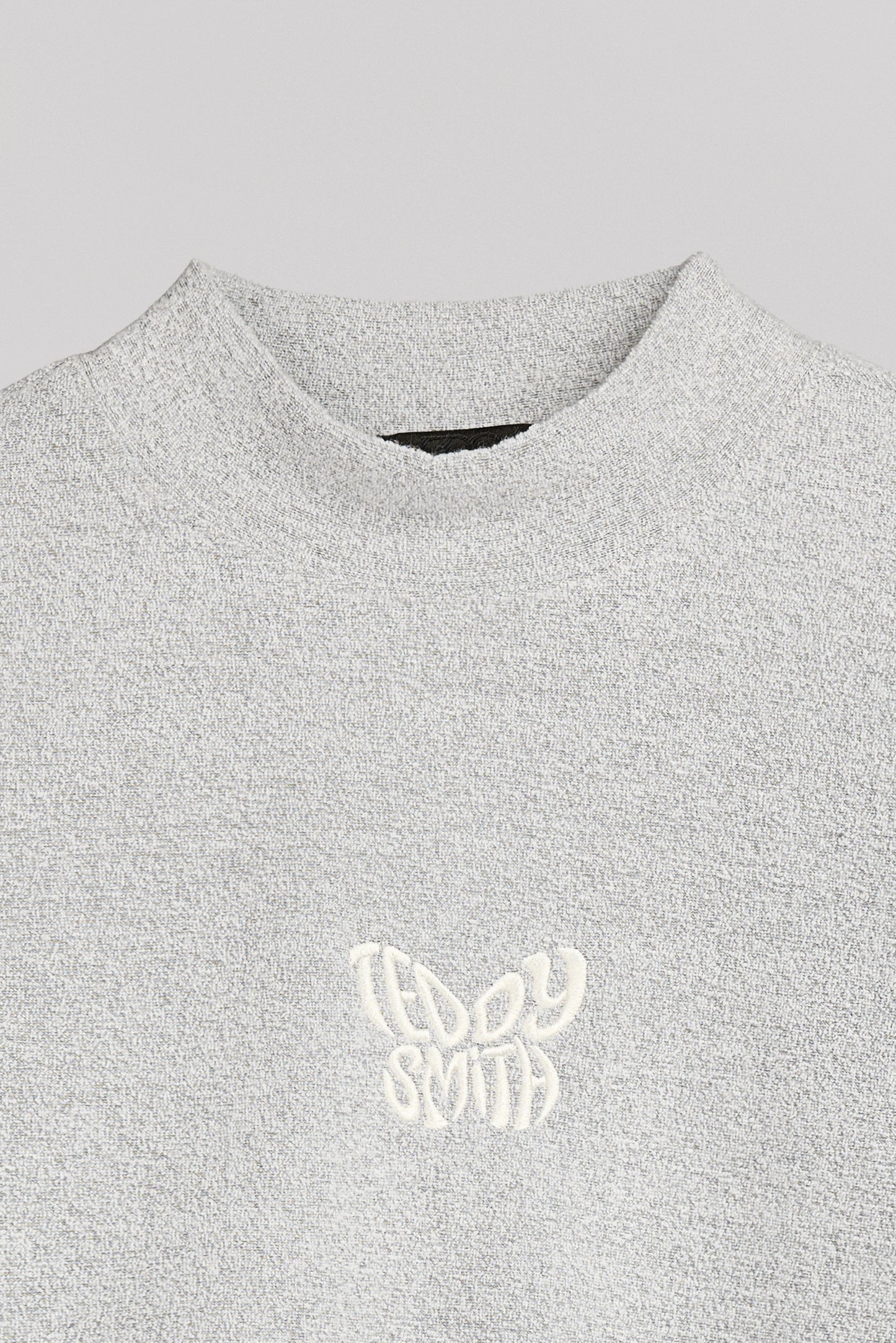 Sweat court col montant S-ODY JR GRIS CHINE
