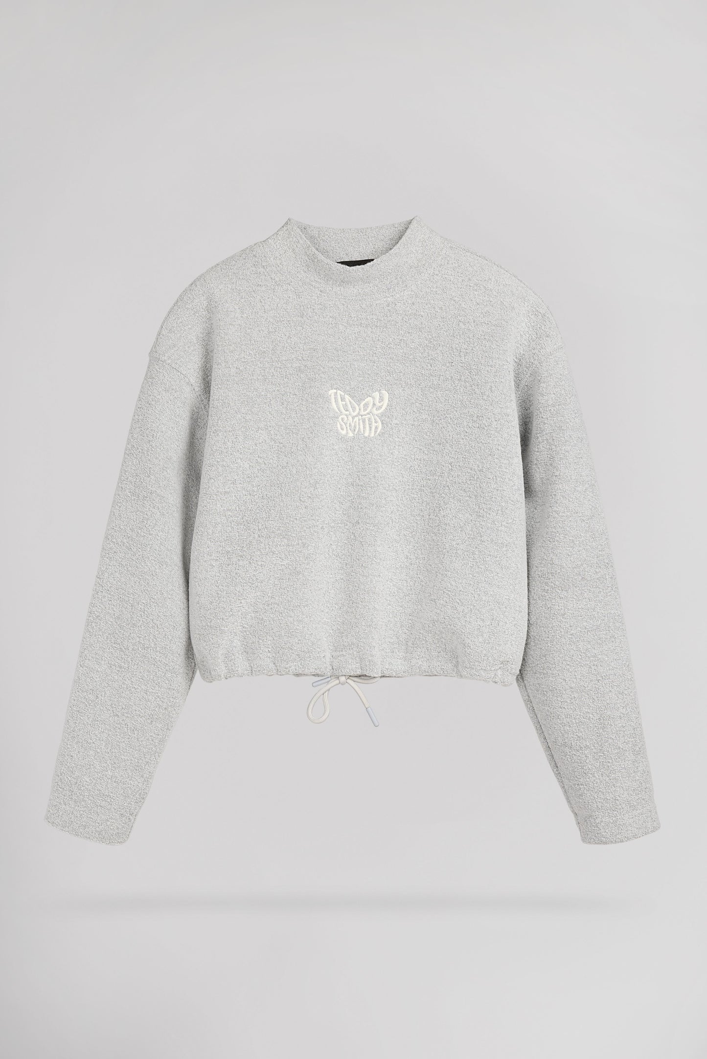 Sweat court col montant S-ODY JR GRIS CHINE