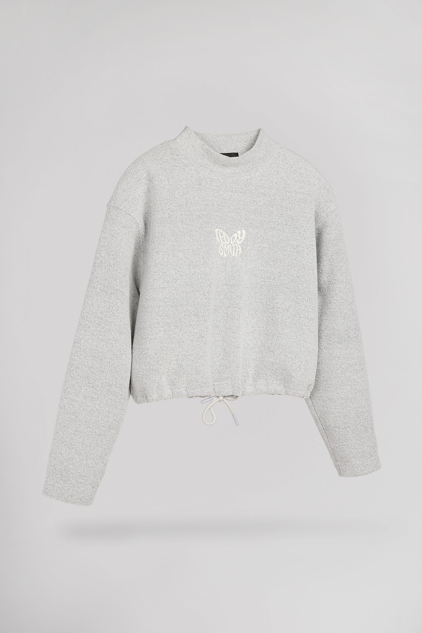 Sweat court col montant S-ODY JR GRIS CHINE