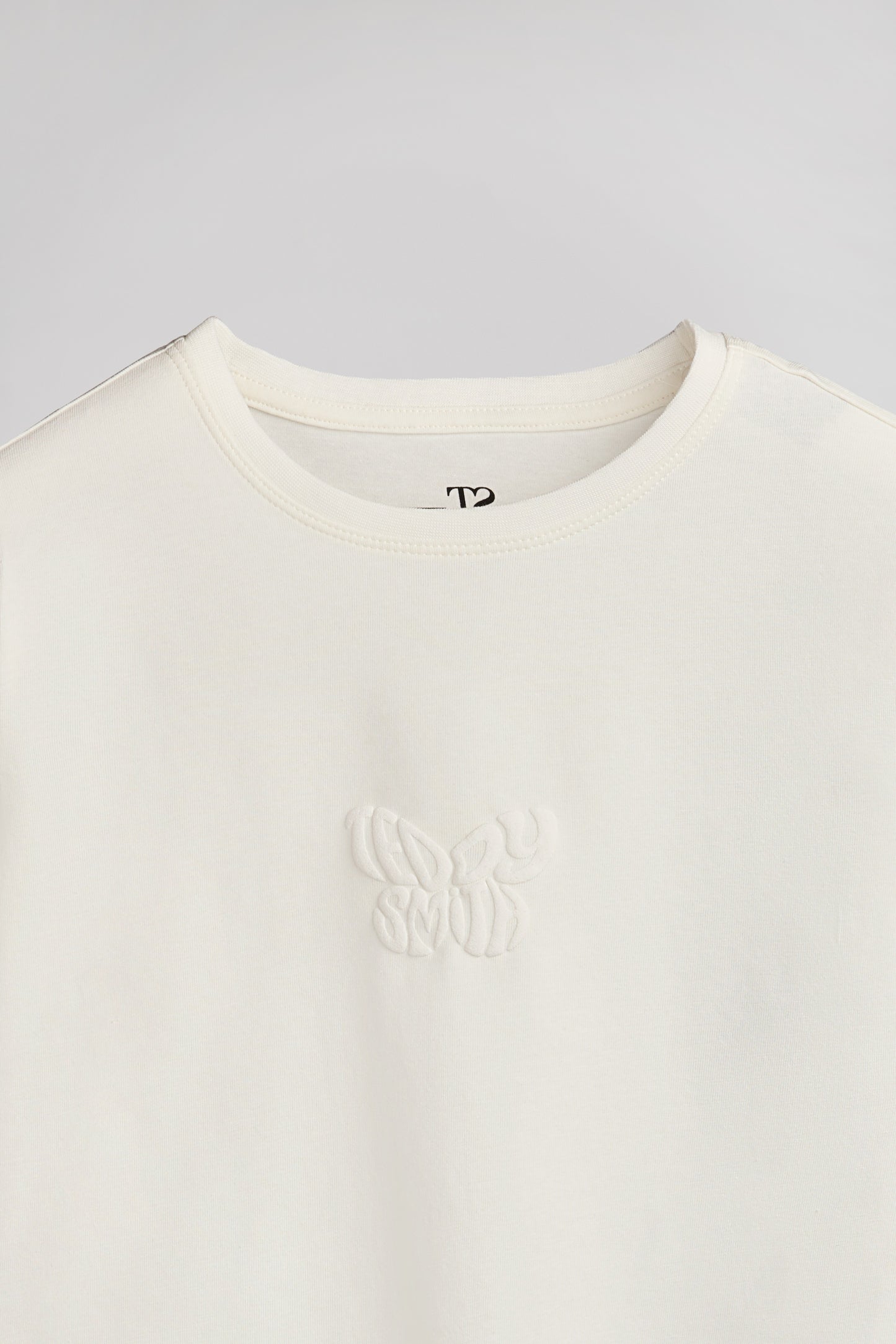 T-shirt ajusté T-ODY MC JR MIDDLE WHITE