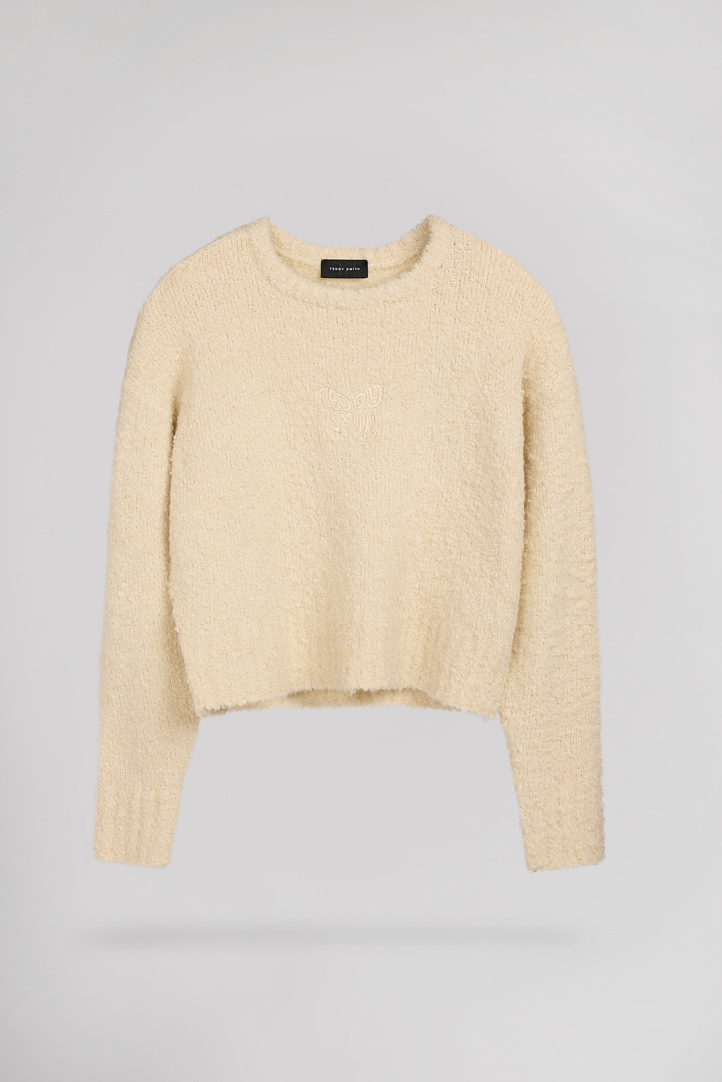 Pull P-BOUCLETTE JR BEIGE CLAIR