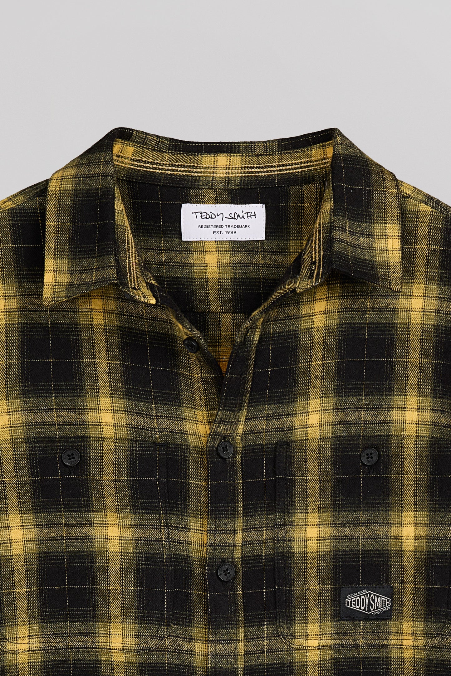 Chemise col français C-ANTHO ML JR OLIVE