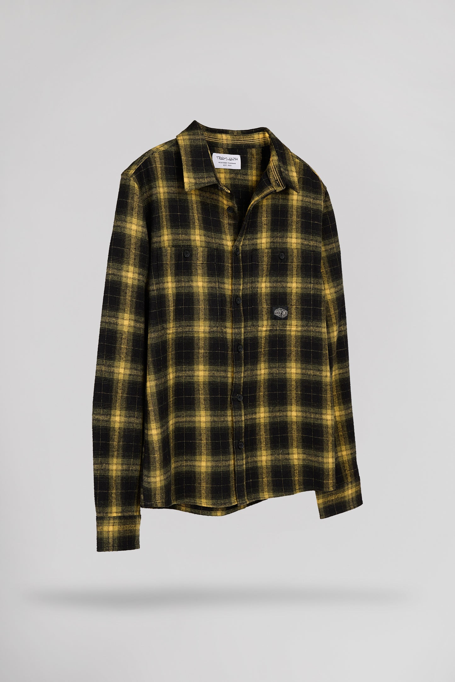 Chemise col français C-ANTHO ML JR OLIVE