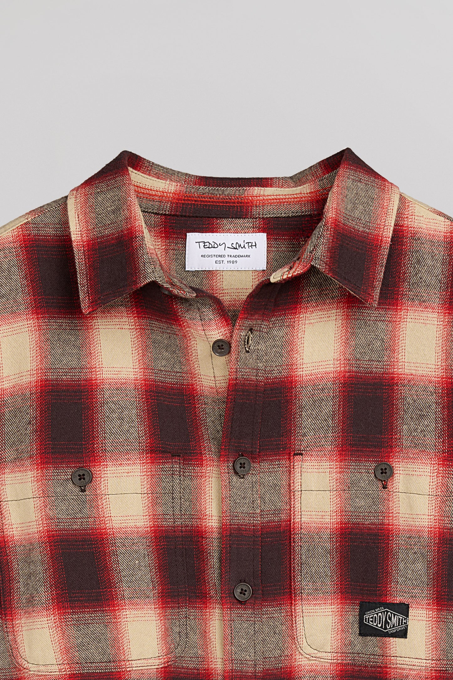 Chemise C-ANTHO ML JR ROUGE VIF