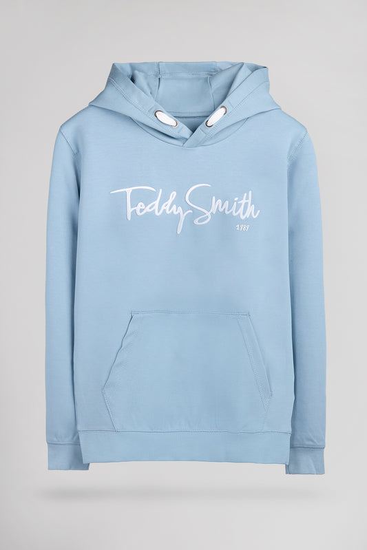 Achat Sweat à capuche S-EVRY HOODY JR BLEU GRIS
