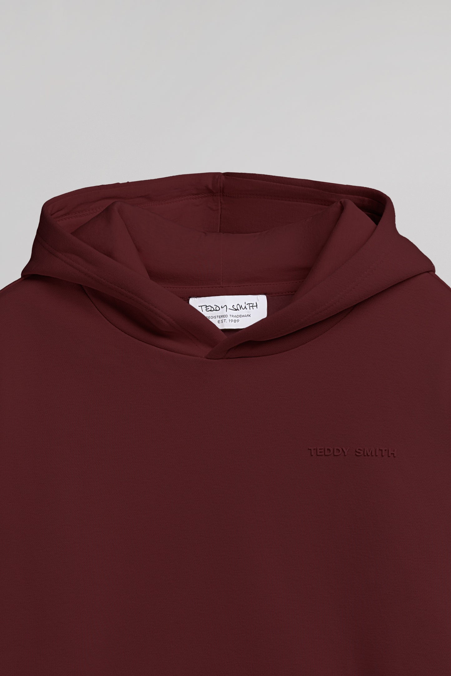 Sweat à capuche S-NARK HOODY JR BORDEAUX FONCE