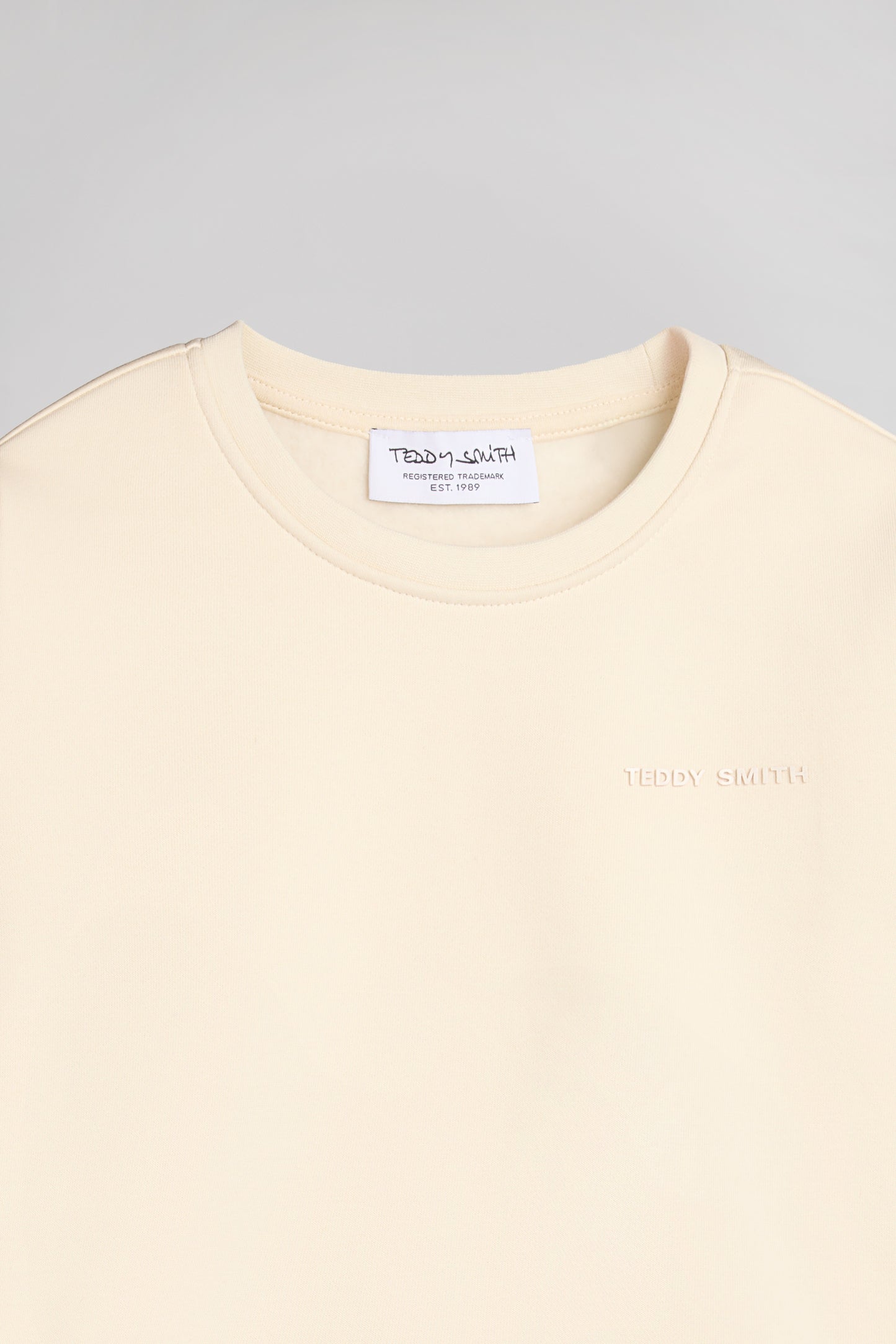 Sweat col rond S-NARK RC JR NATUREL
