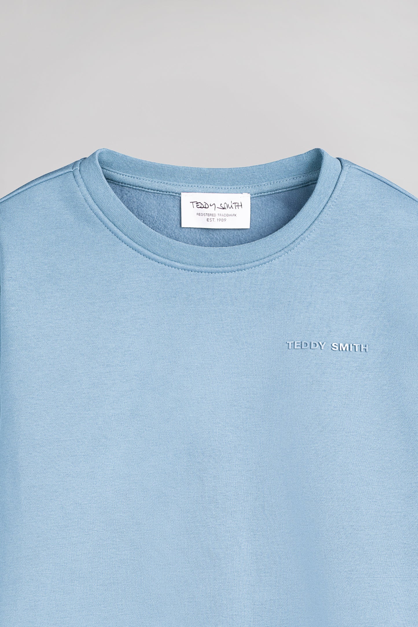Sweat col rond S-NARK RC JR BLEU GRIS