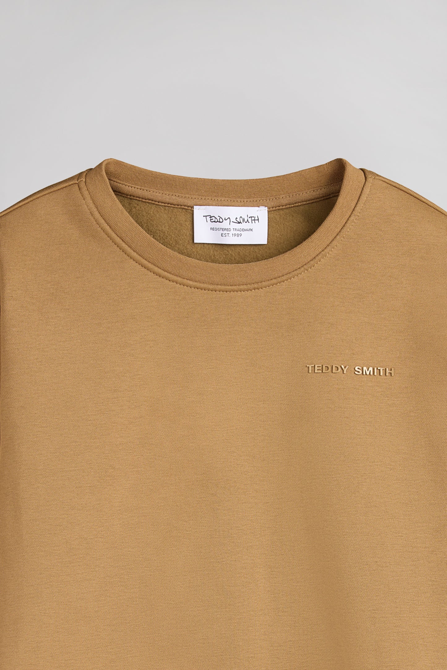 Sweat col rond S-NARK RC JR NOISETTE