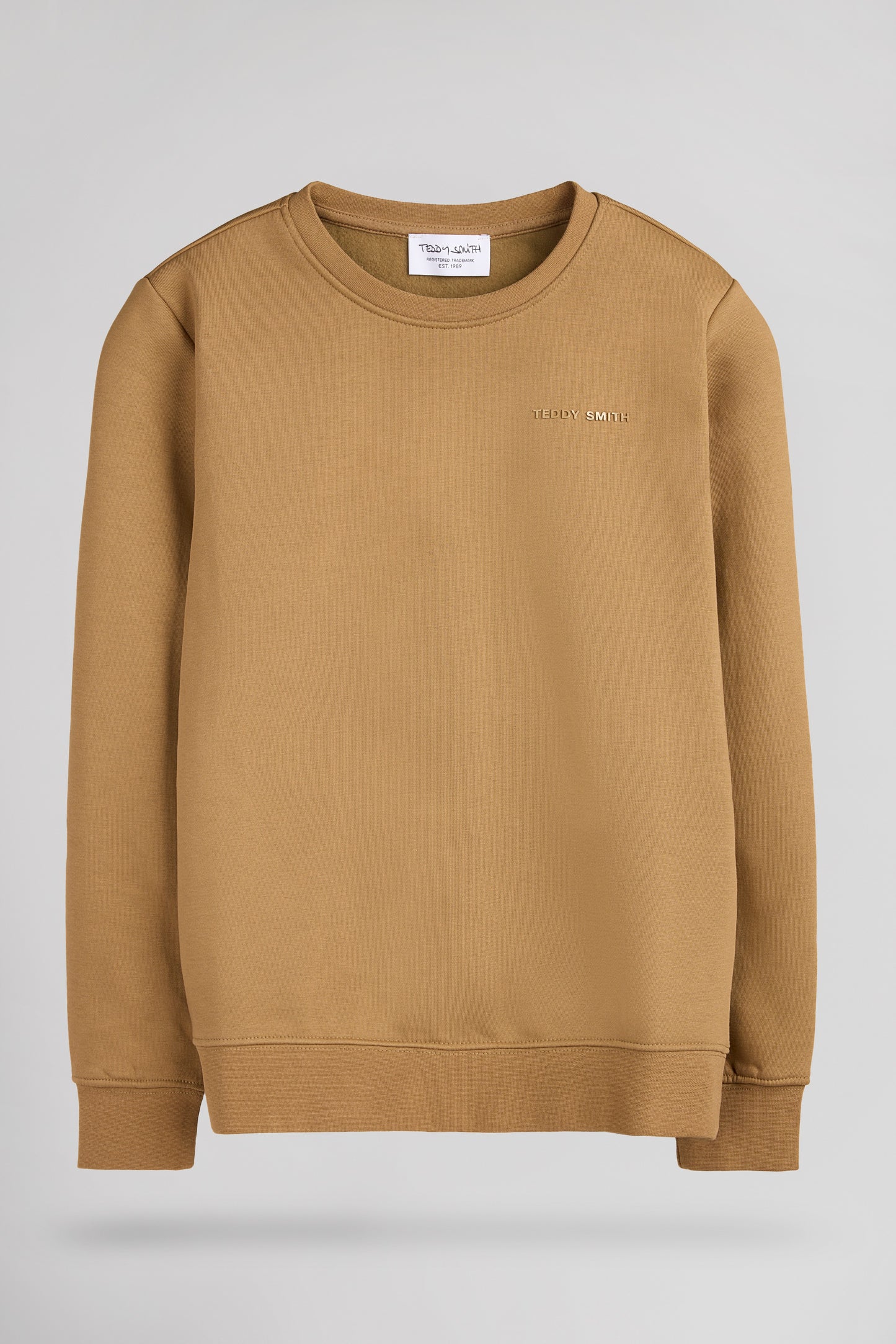 Sweat col rond S-NARK RC JR NOISETTE