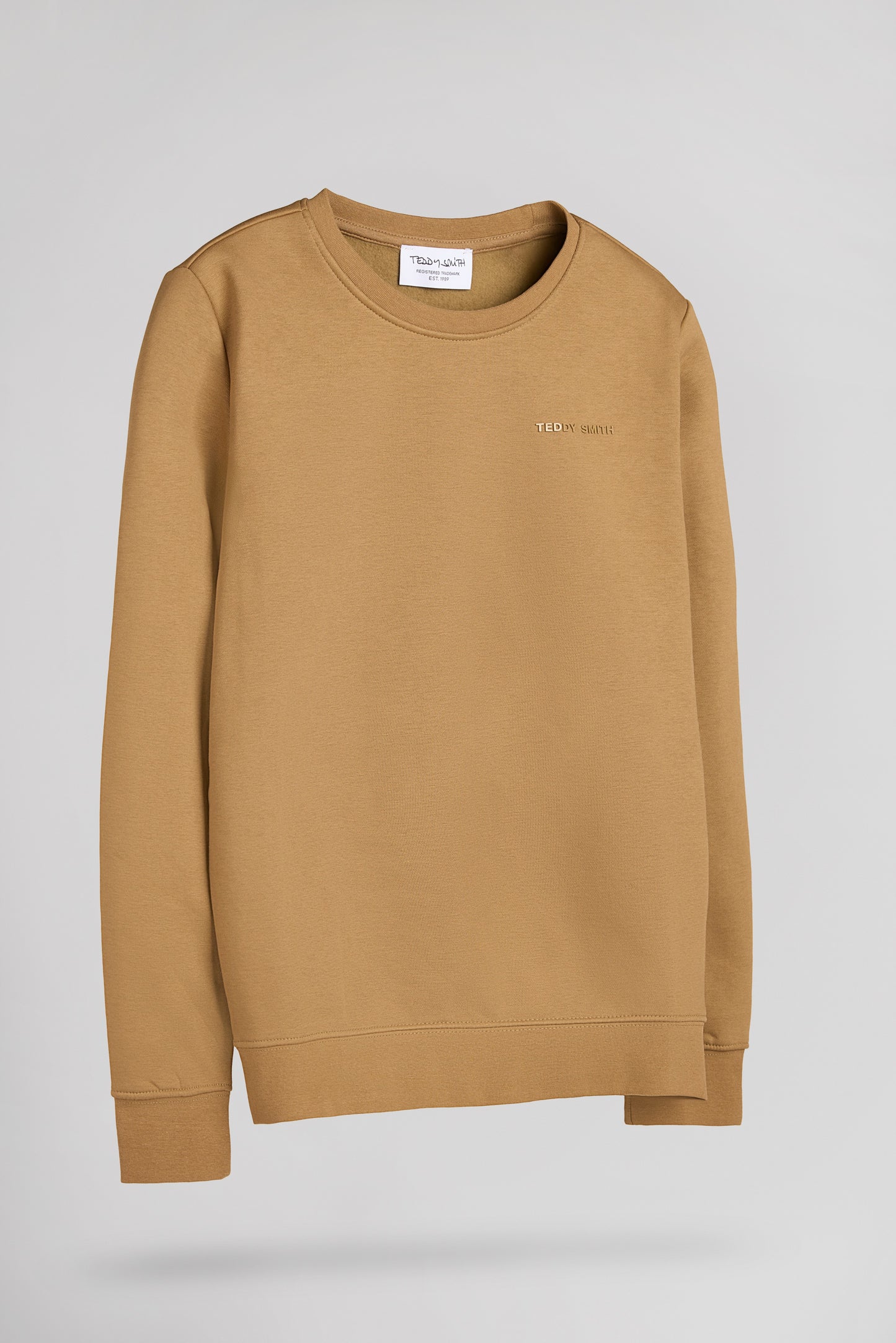 Sweat col rond S-NARK RC JR NOISETTE