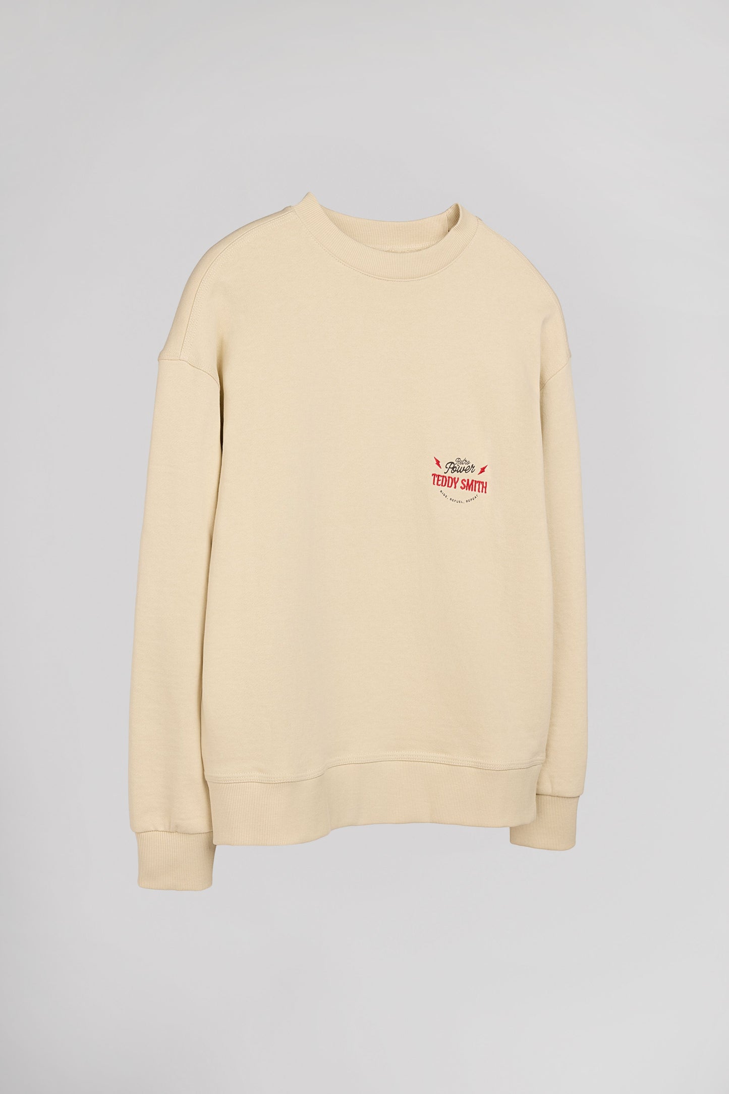 Sweat col rond S-ASHA RC JR BEIGE CLAIR