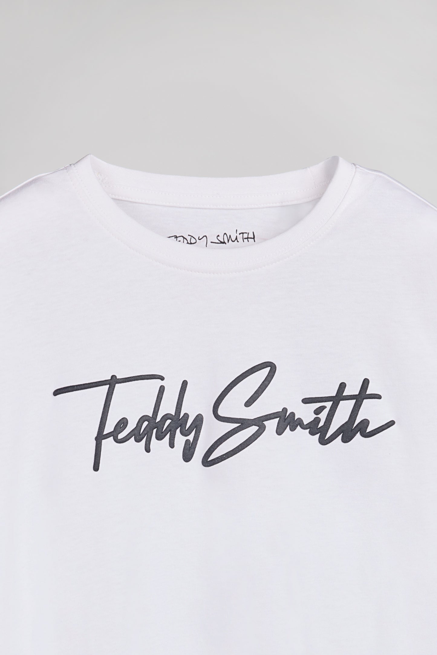 T-shirt col rond EVAN ML JR BLANC