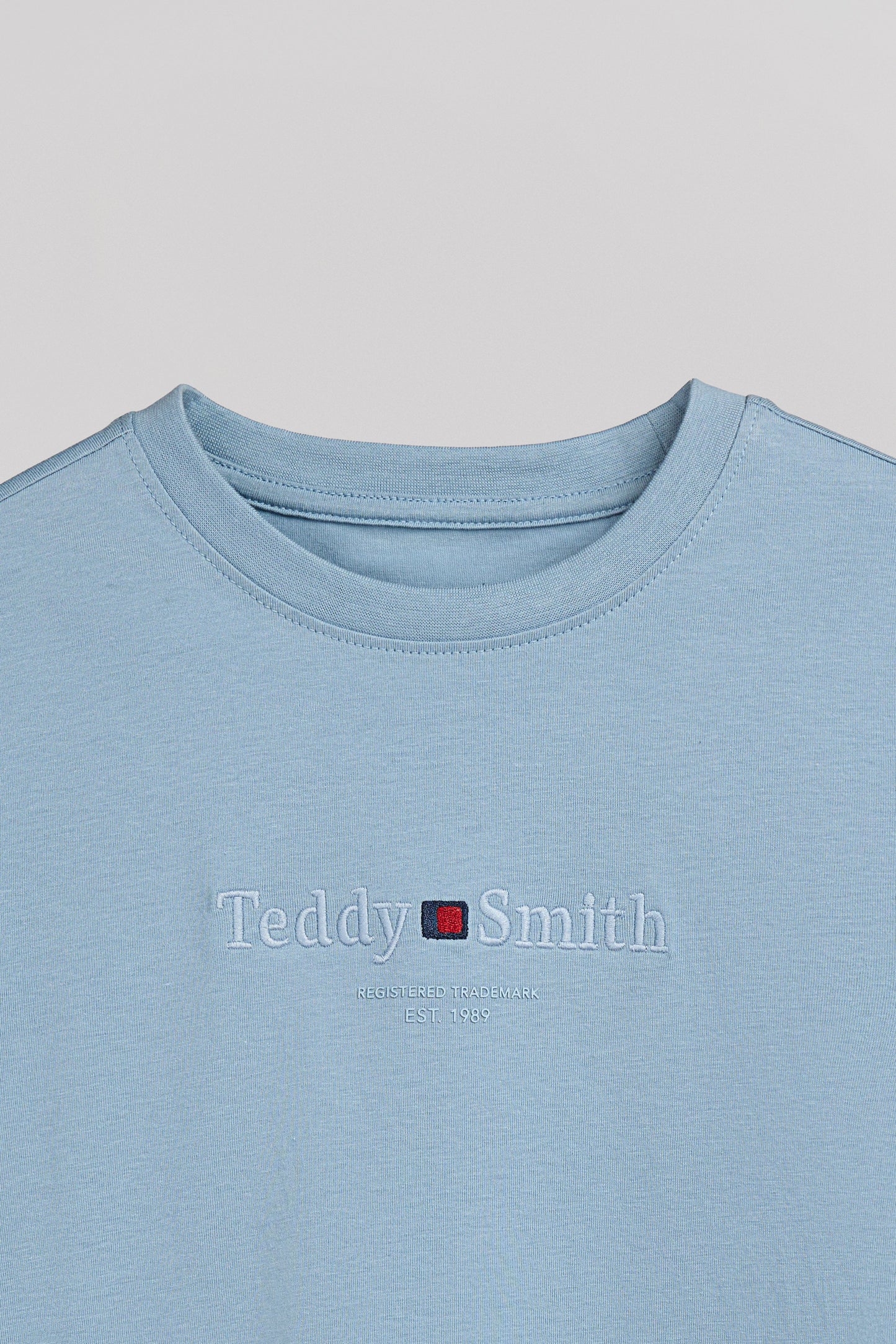 T-shirt T-JIM MC JR BLEU GRIS
