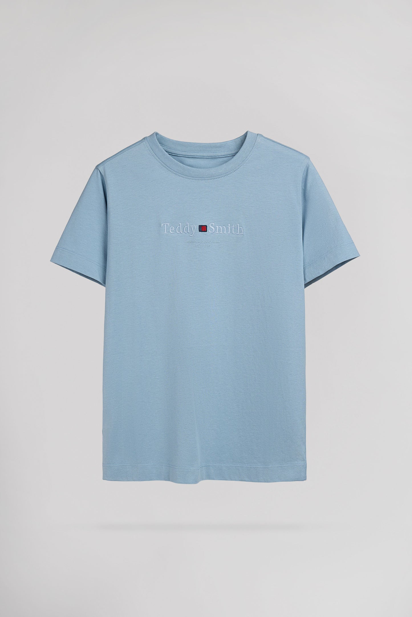 T-shirt T-JIM MC JR BLEU GRIS